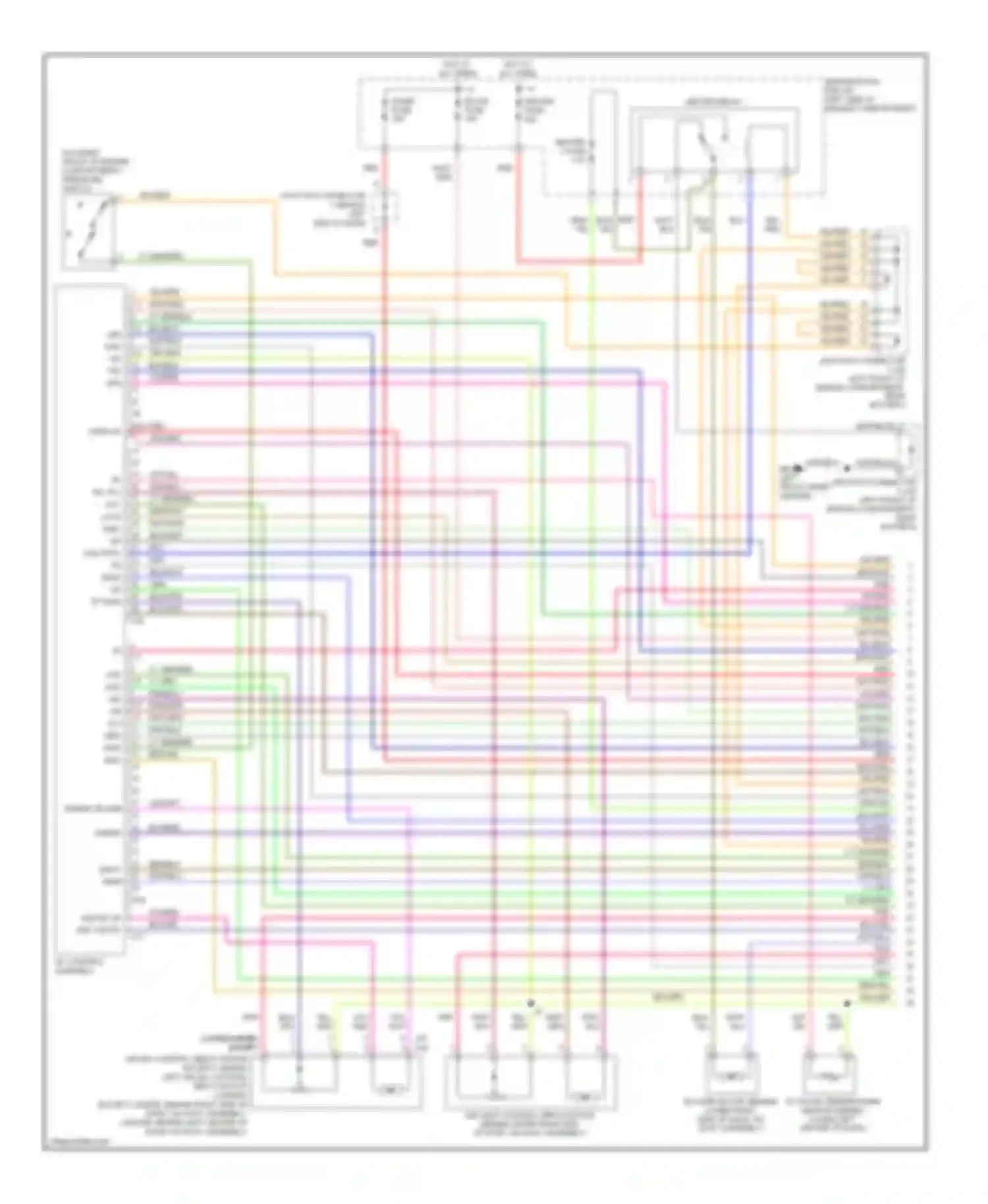 4Runner Toyota IV facelift (2005-2009): Automatic a/c circuit (1 of 3)