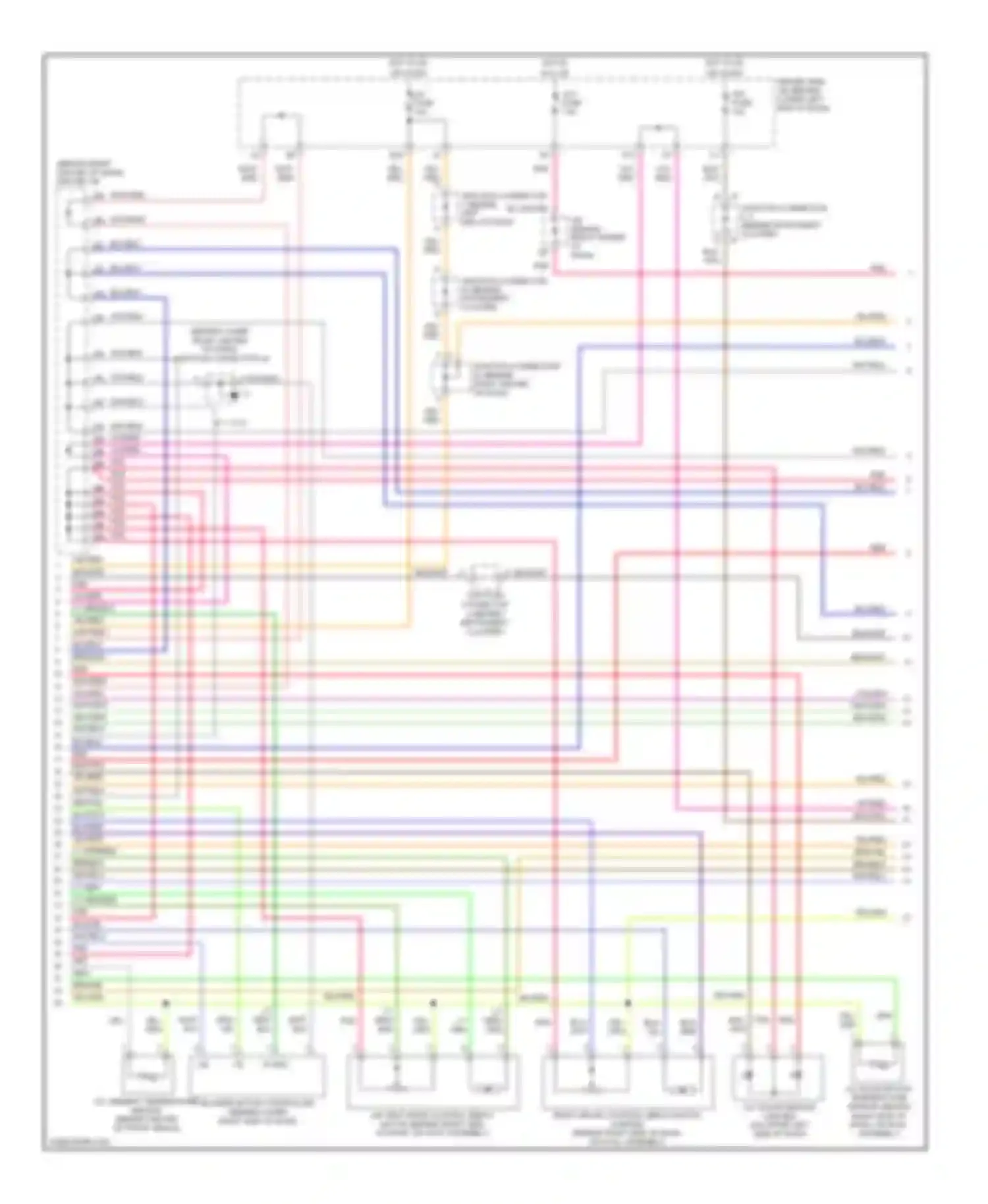 4Runner Toyota IV facelift (2005-2009): Automatic a/c circuit (2 of 3)