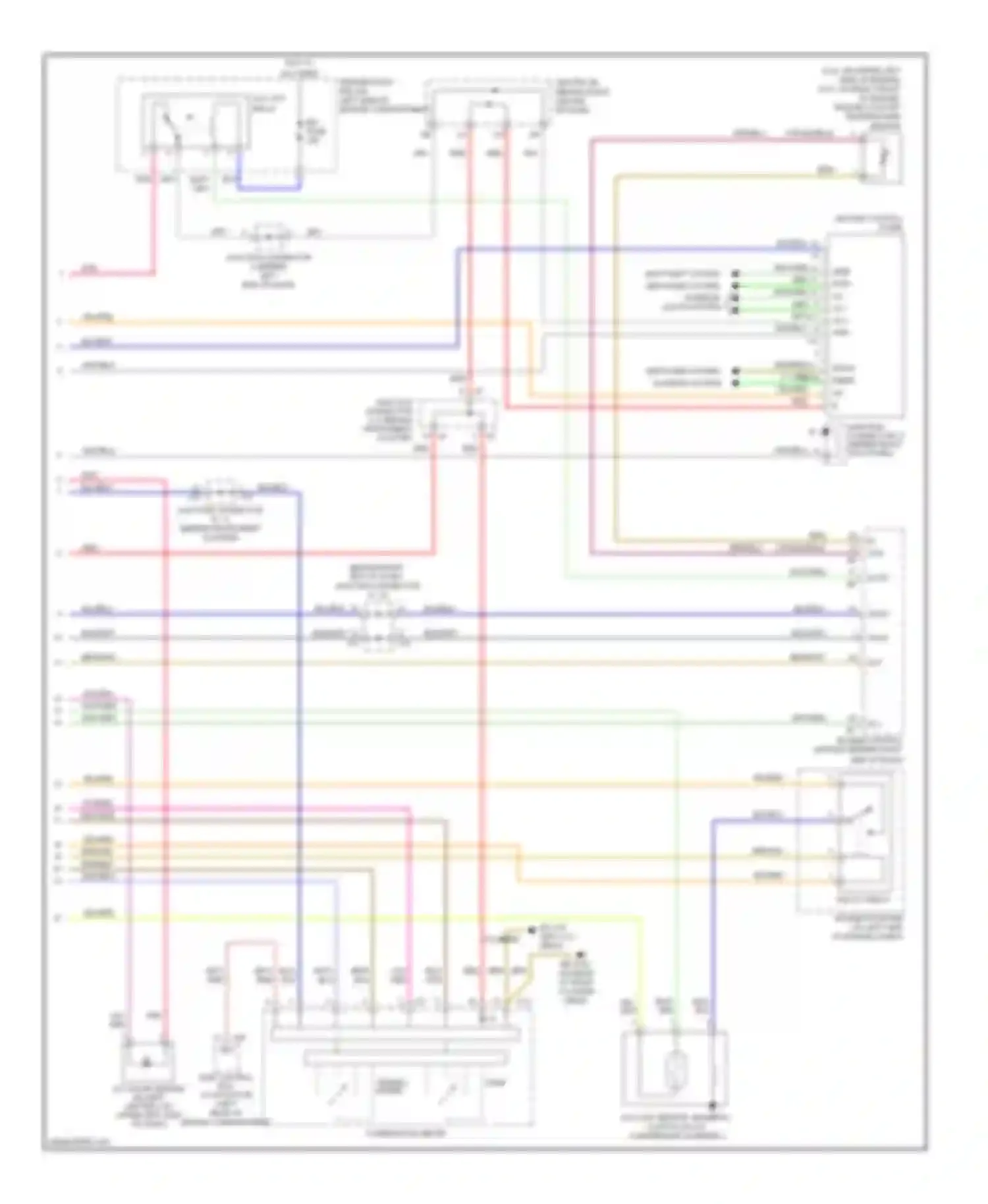 4Runner Toyota IV facelift (2005-2009): Automatic a/c circuit (3 of 3)