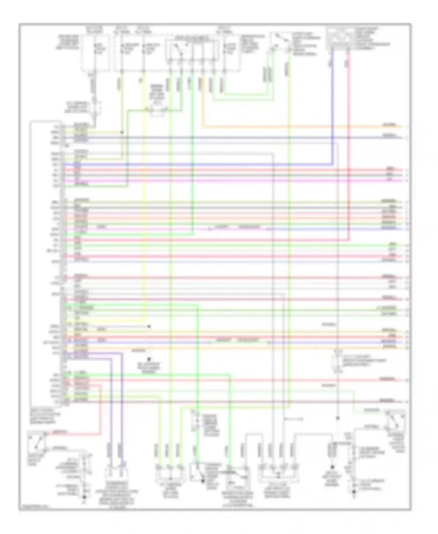 4Runner Toyota IV facelift (2005-2009): Anti-lock brakes circuit (1 of 3)