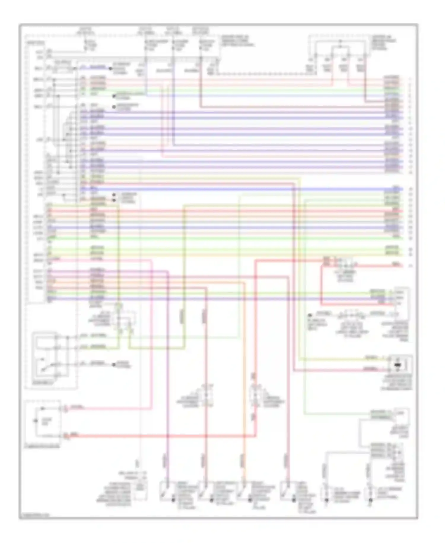 4Runner Toyota IV facelift (2005-2009): Forced entry circuit (1 of 2)