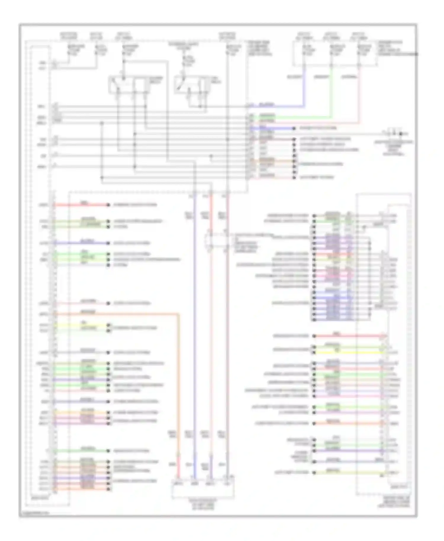4Runner Toyota IV facelift (2005-2009): Body ecu circuit