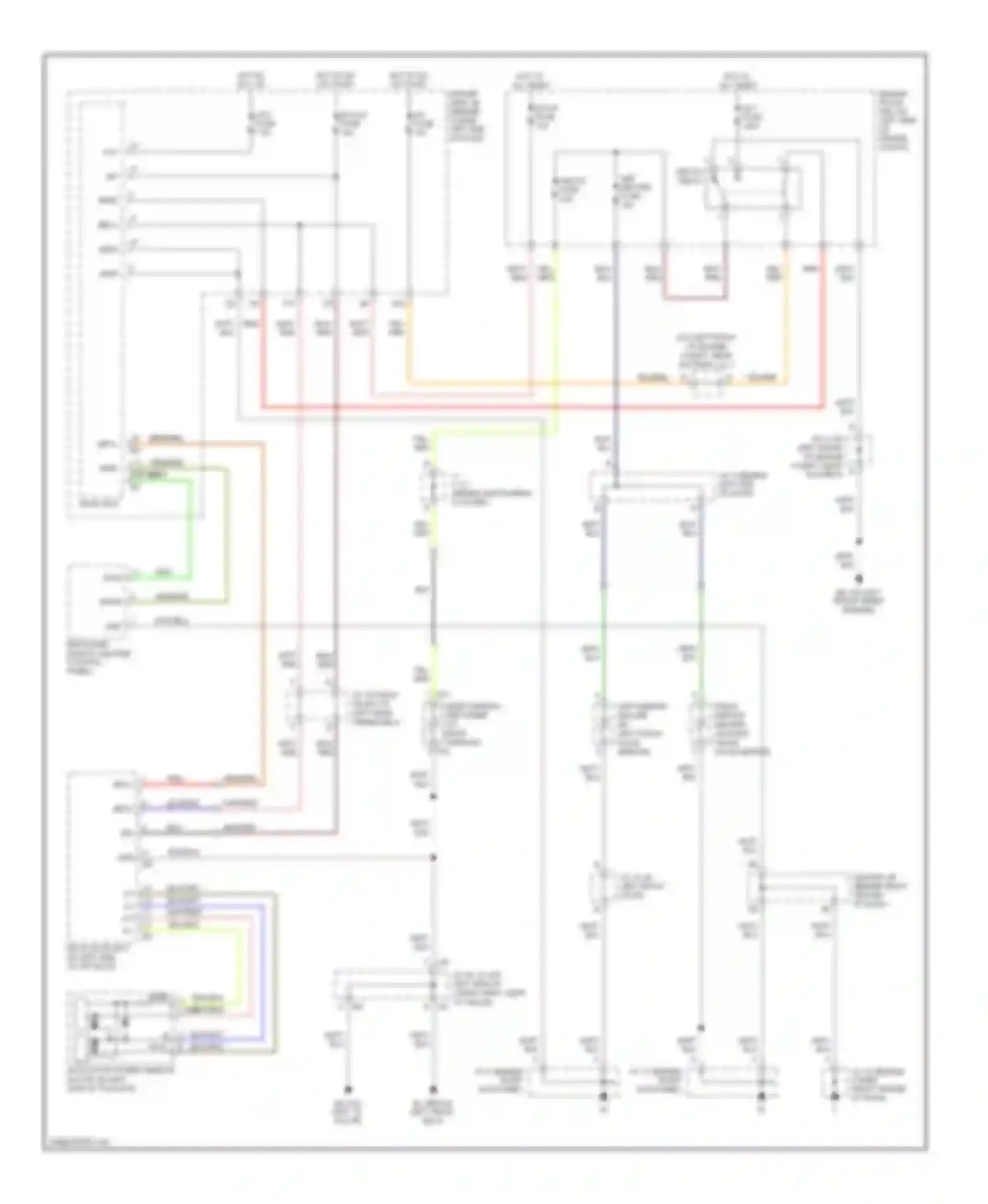 4Runner Toyota IV facelift (2005-2009): Defoggers circuit