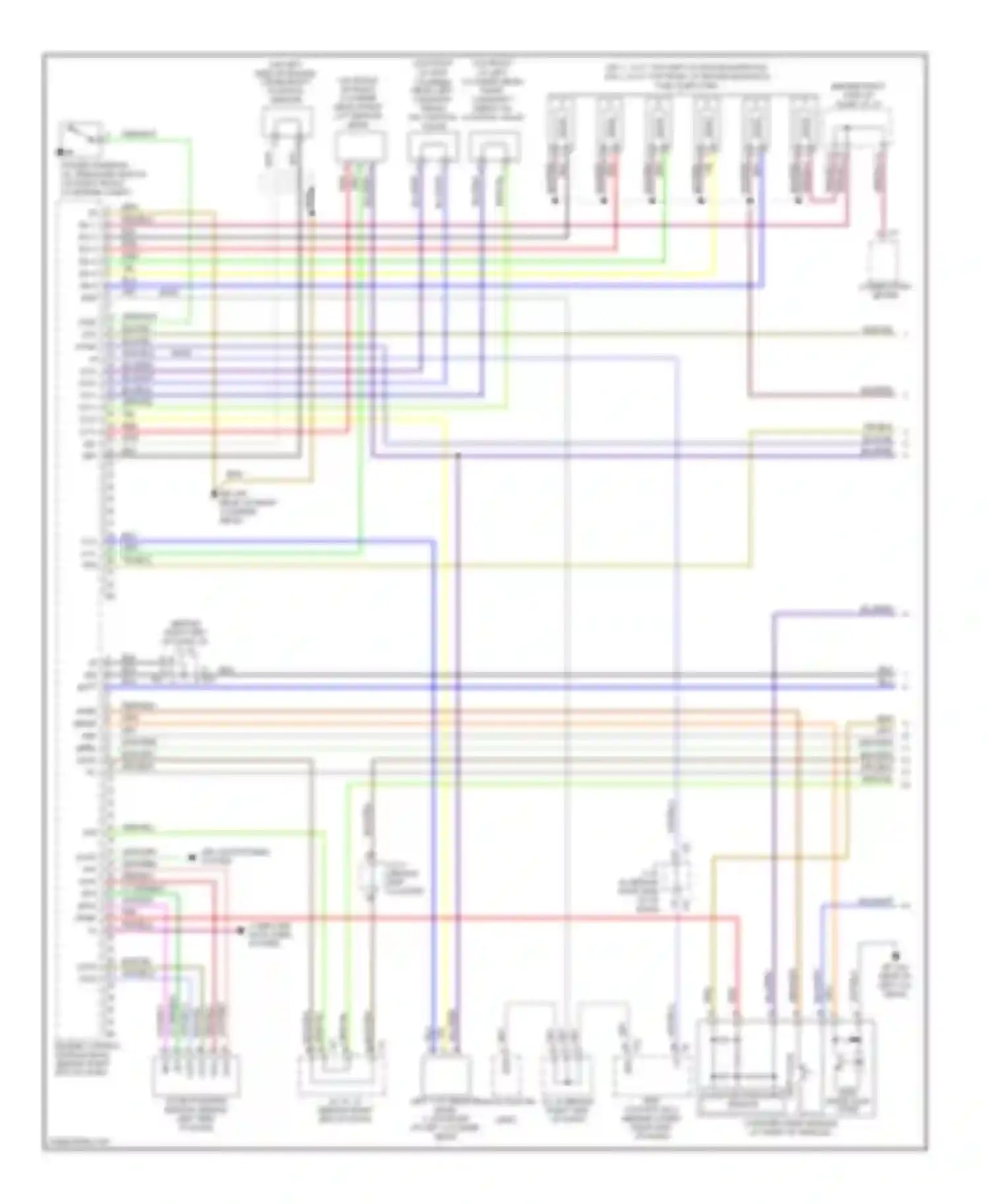 4Runner Toyota IV facelift (2005-2009): Wiring diagram engine performance 4.0l (1 of 6)