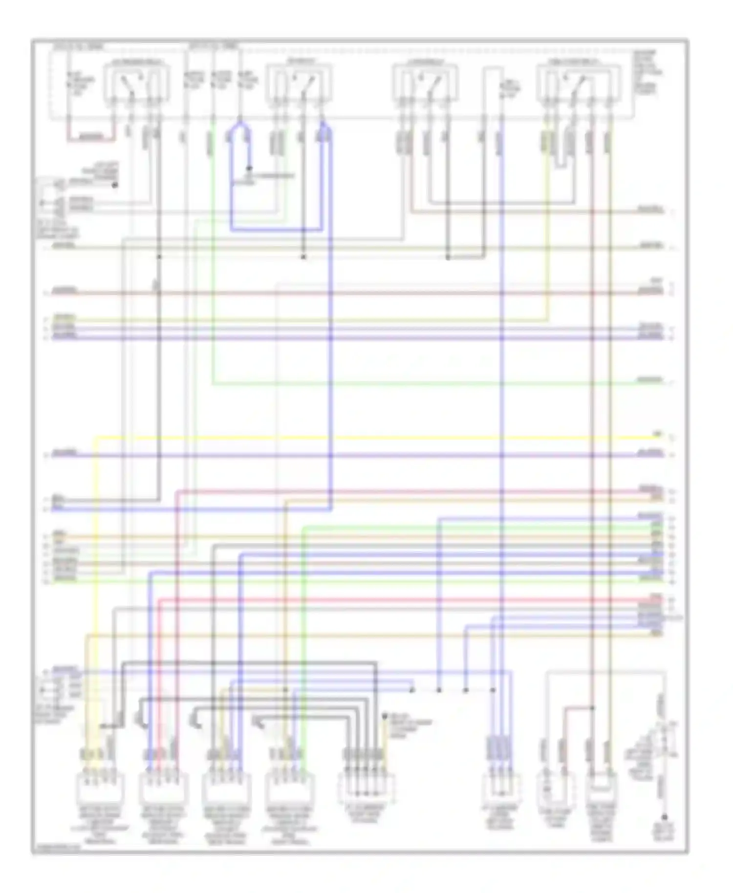 4Runner Toyota IV facelift (2005-2009): Wiring diagram engine performance 4.0l (2 of 6)