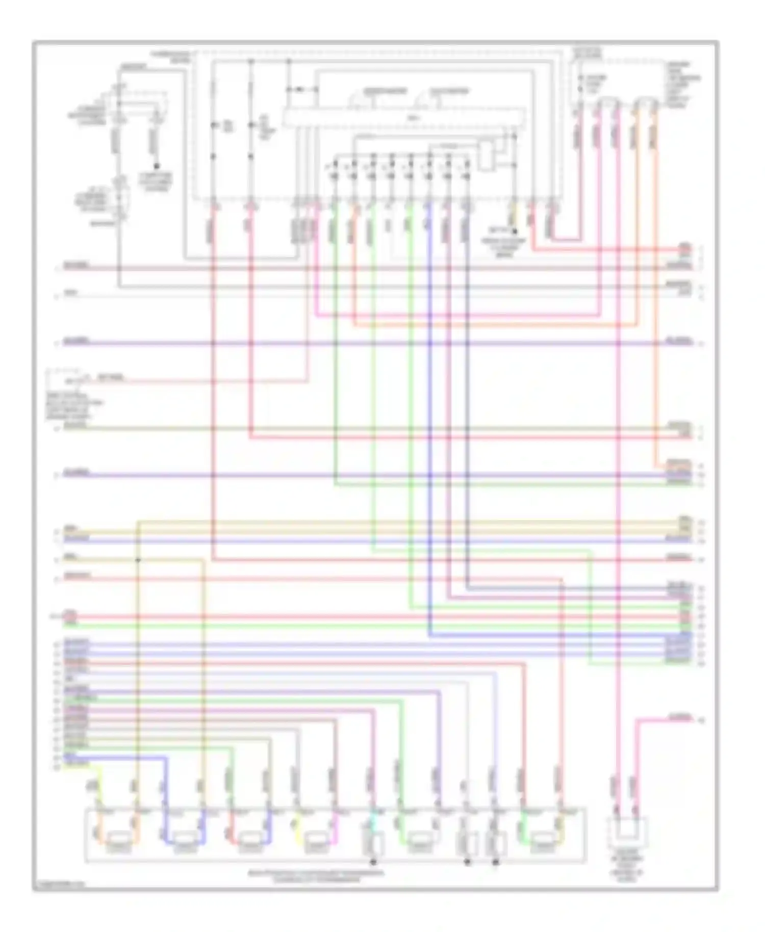 4Runner Toyota IV facelift (2005-2009): Wiring diagram engine performance 4.0l (4 of 6)