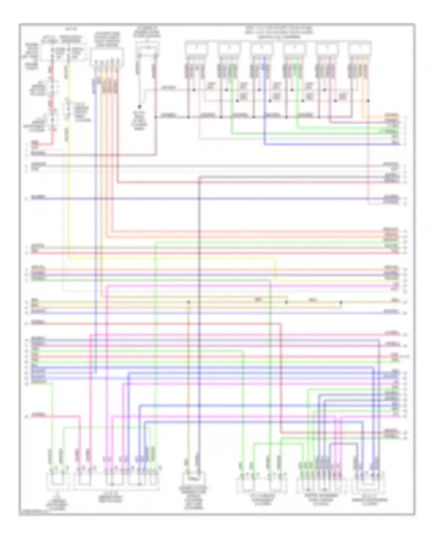 4Runner Toyota IV facelift (2005-2009): Wiring diagram engine performance 4.0l (5 of 6)