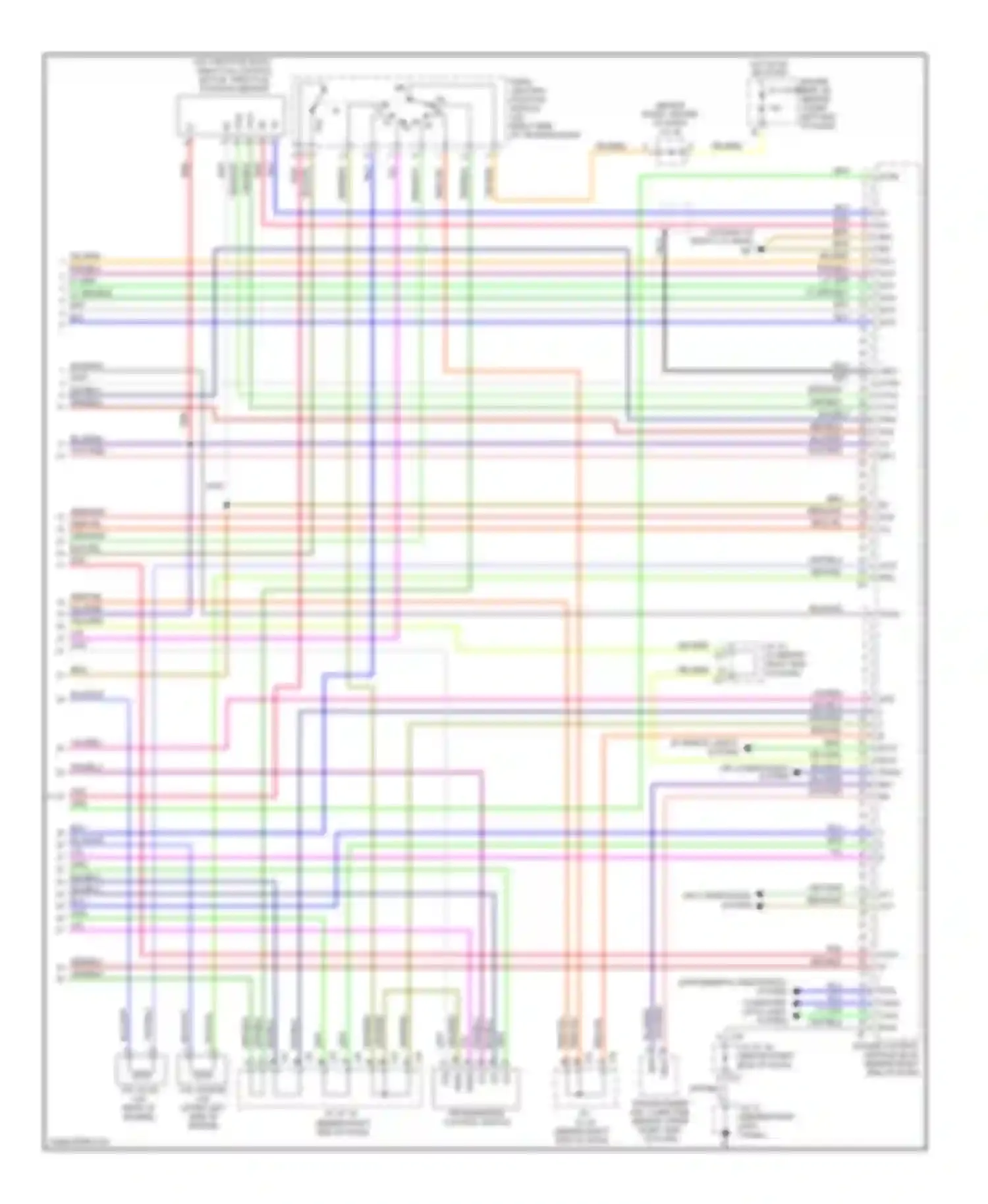 4Runner Toyota IV facelift (2005-2009): Wiring diagram engine performance 4.0l (6 of 6)