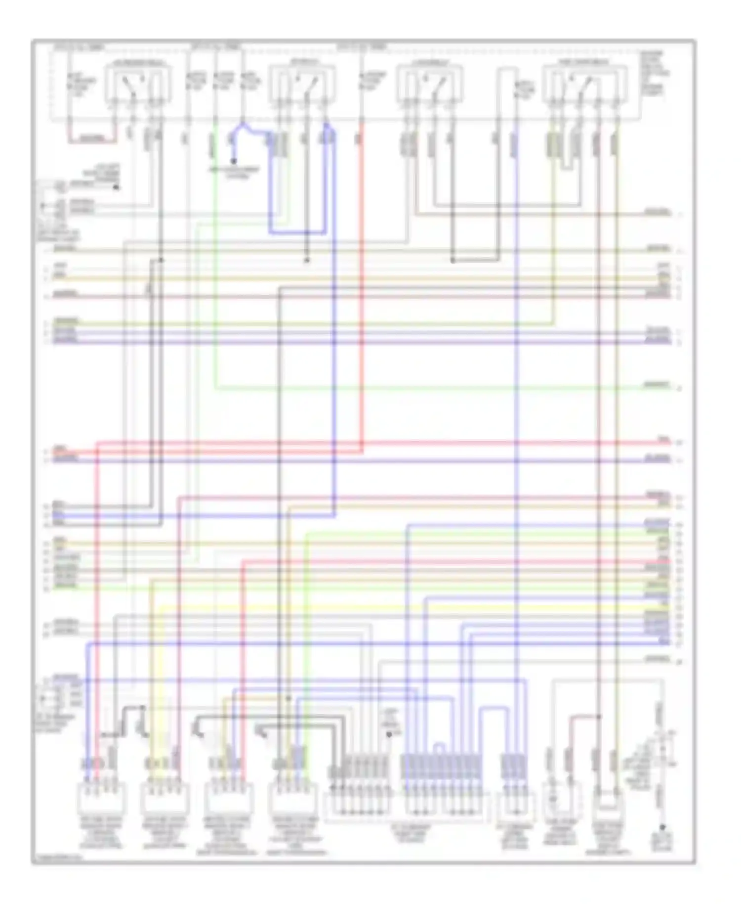 4Runner Toyota IV facelift (2005-2009): Wiring diagram engine performance 4.7l (2 of 6)