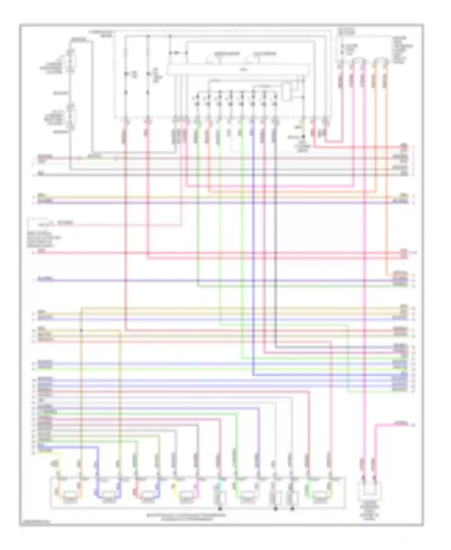 4Runner Toyota IV facelift (2005-2009): Wiring diagram engine performance 4.7l (4 of 6)