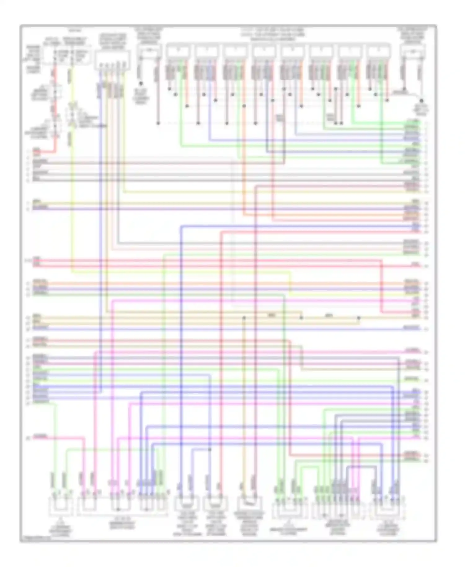 4Runner Toyota IV facelift (2005-2009): Wiring diagram engine performance 4.7l (5 of 6)