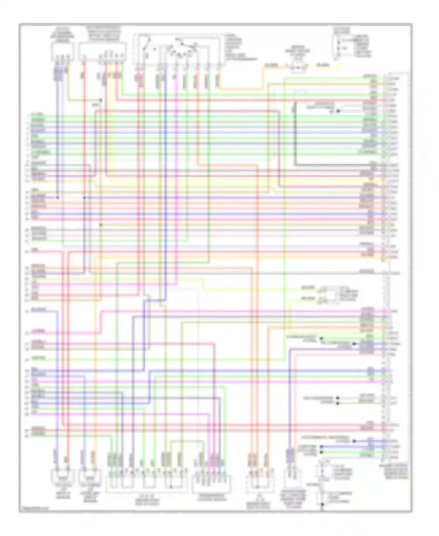 4Runner Toyota IV facelift (2005-2009): Wiring diagram engine performance 4.7l (6 of 6)