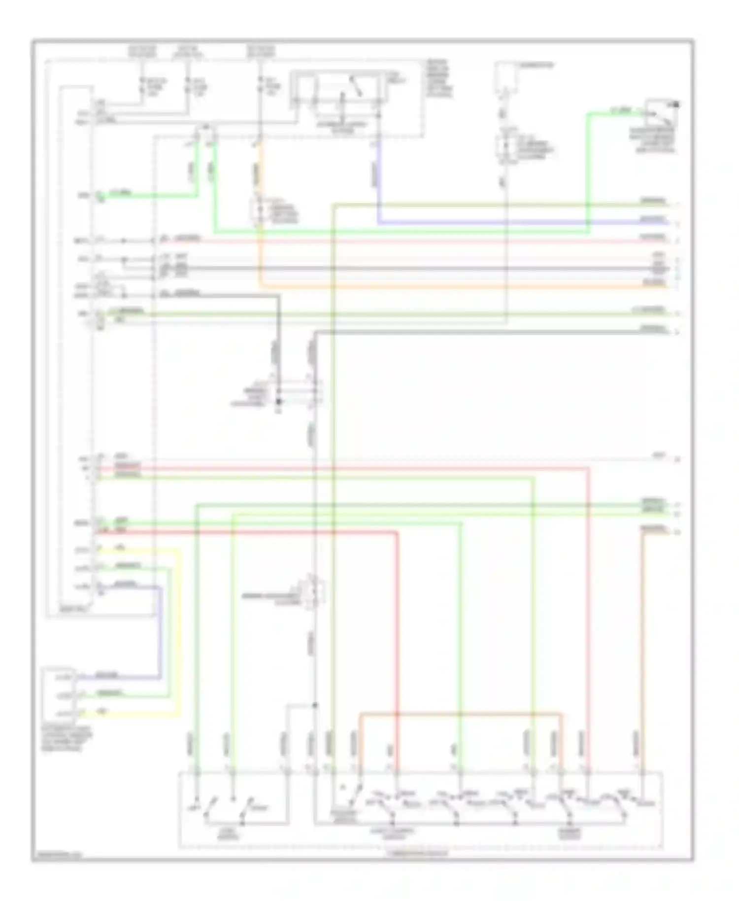 4Runner Toyota IV facelift (2005-2009): Headlights circuit, with drl (1 of 2)