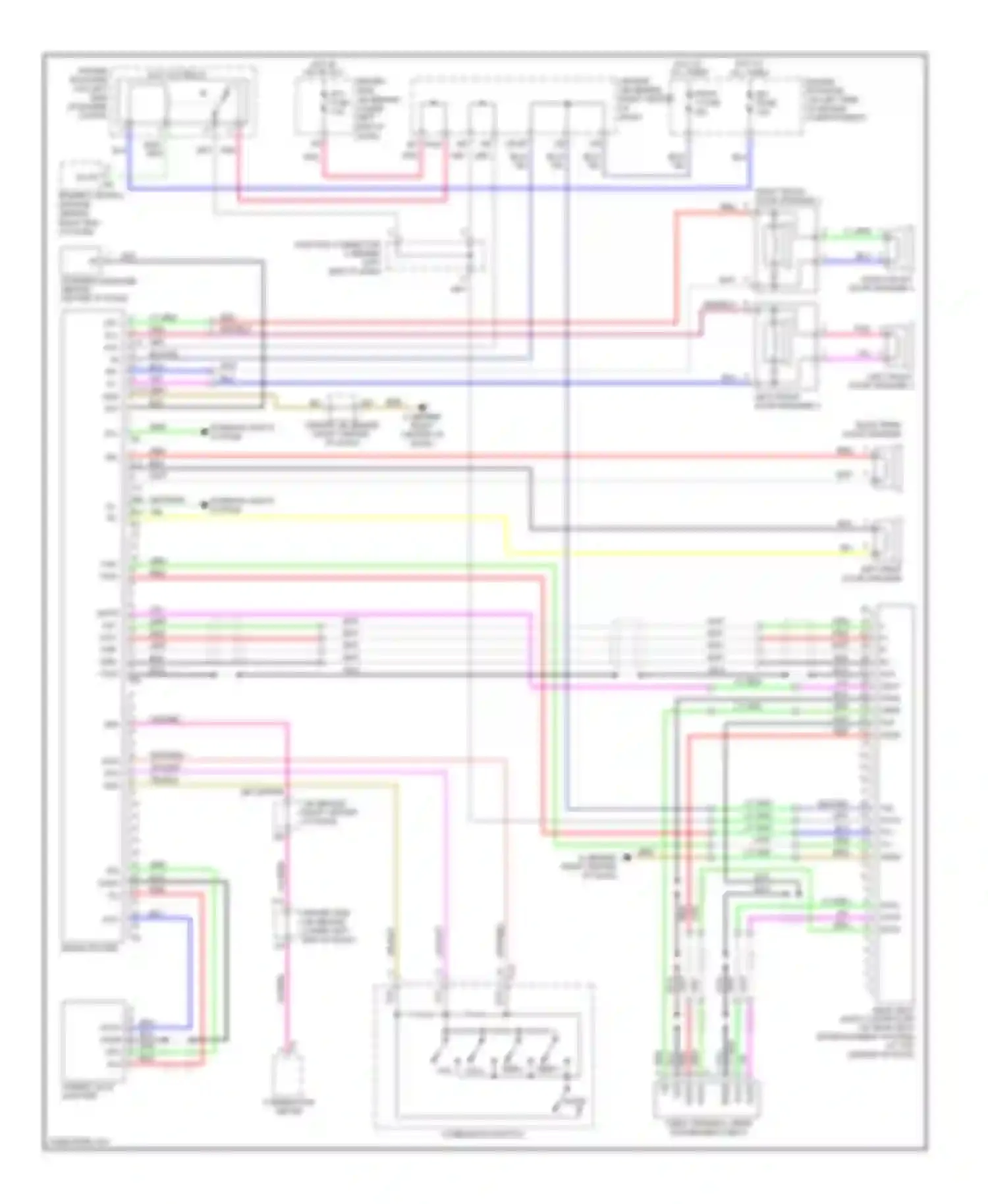 4Runner Toyota IV facelift (2005-2009): 6-speaker system circuit, without navigation