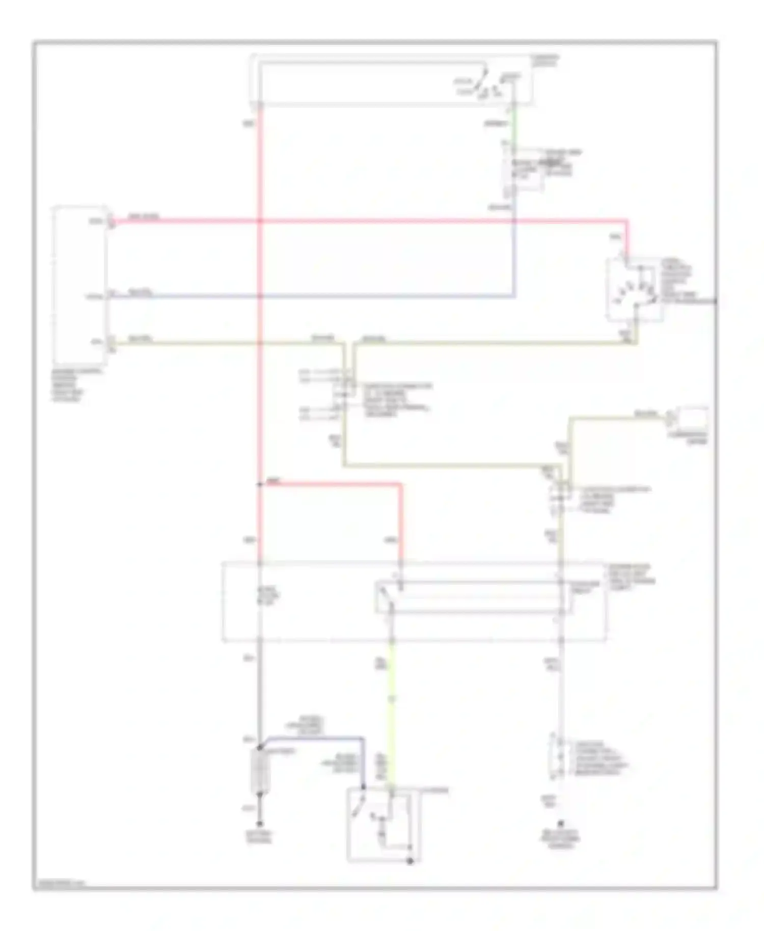 4Runner Toyota IV facelift (2005-2009): Starting circuit