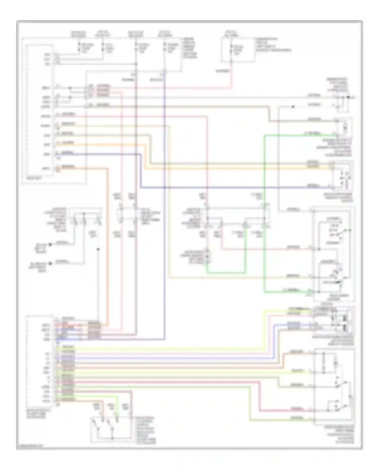 4Runner Toyota IV facelift (2005-2009): Rear washer/wiper circuit