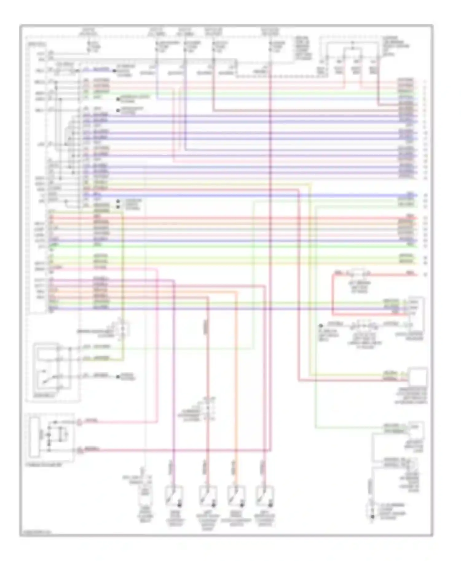 4Runner Toyota IV (2002-2005): Forced entry circuit (1 of 2)