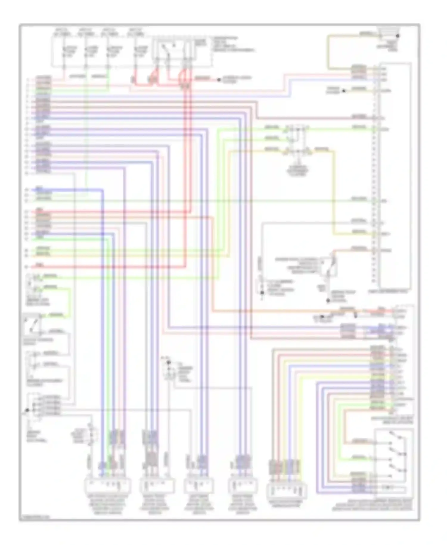4Runner Toyota IV (2002-2005): Forced entry circuit (2 of 2)