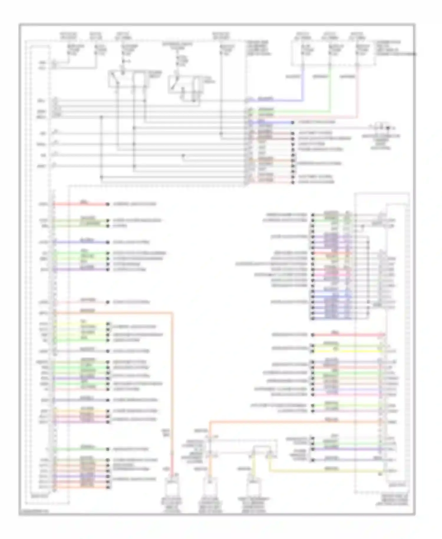 4Runner Toyota IV (2002-2005): Body control modules circuit