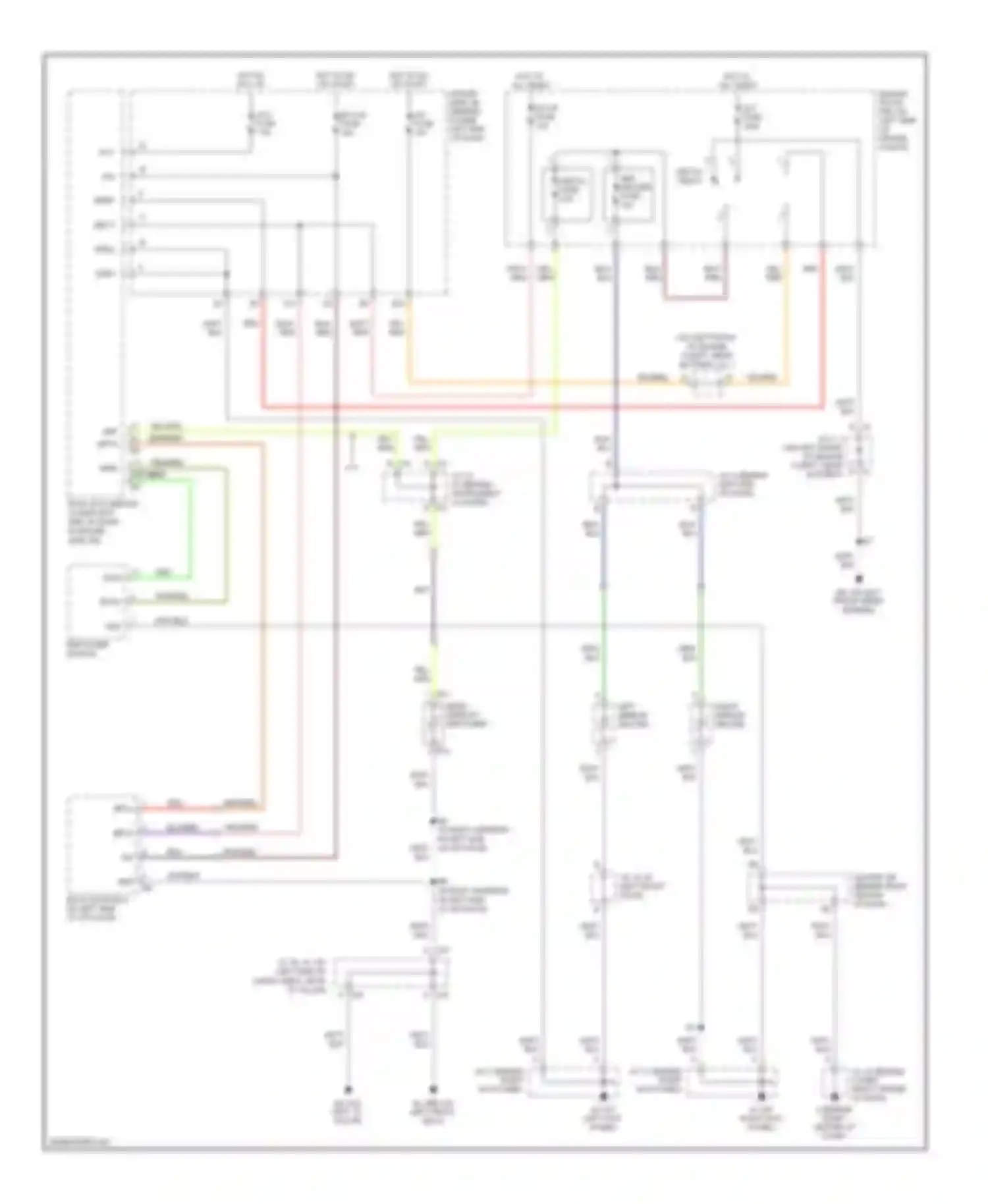 4Runner Toyota IV (2002-2005): Defoggers circuit
