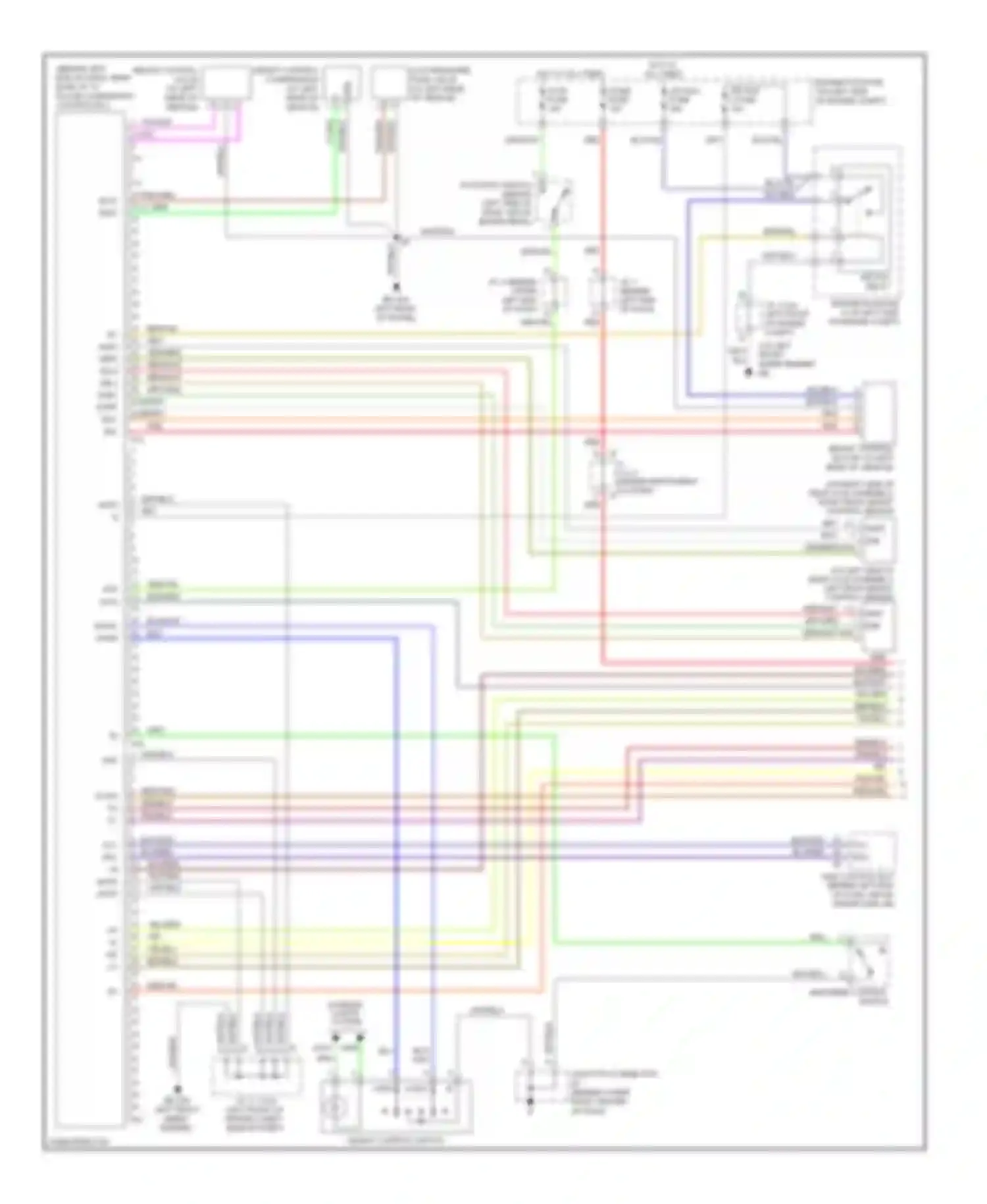 4Runner Toyota IV (2002-2005): Electronic suspension circuit (1 of 2)