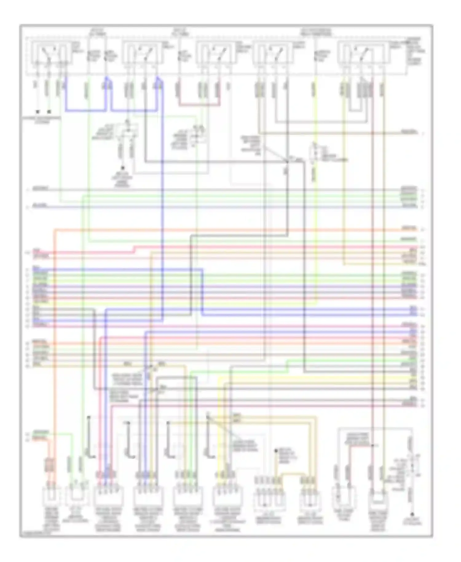 4Runner Toyota IV (2002-2005): Wiring diagram engine performance 4.0l (2 of 6)