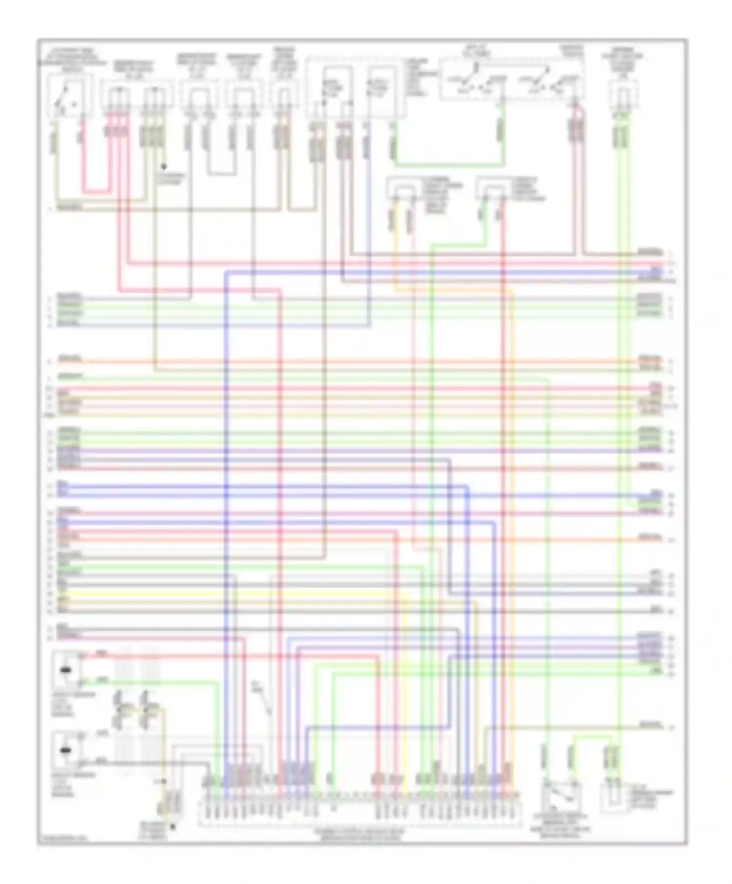 4Runner Toyota IV (2002-2005): Wiring diagram engine performance 4.0l (3 of 6)
