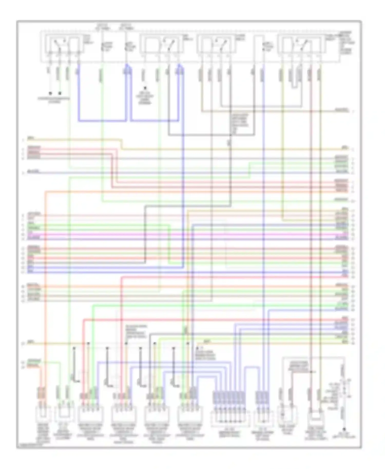4Runner Toyota IV (2002-2005): Wiring diagram engine performance 4.7l (2 of 6)