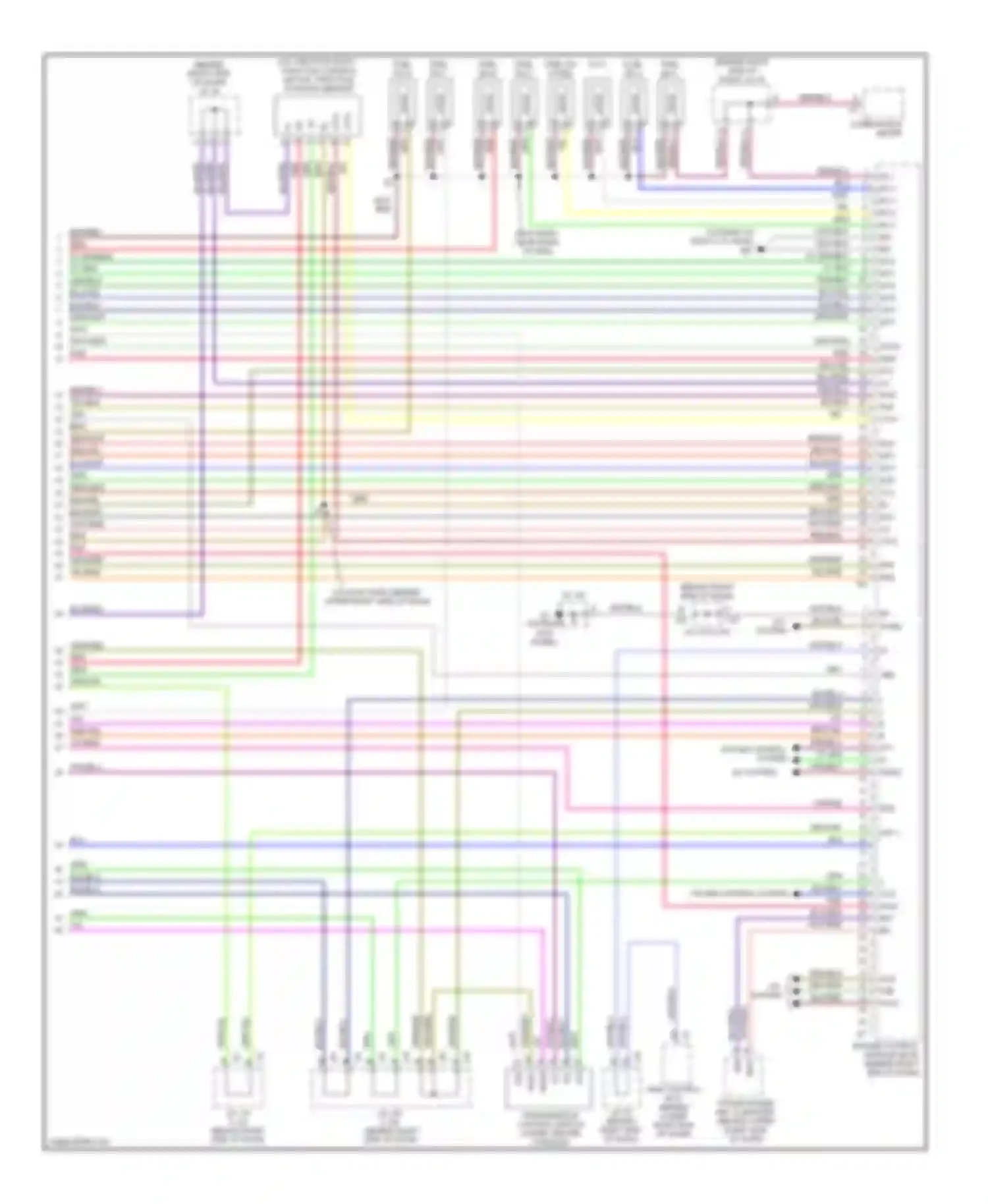 4Runner Toyota IV (2002-2005): Wiring diagram engine performance 4.7l (6 of 6)
