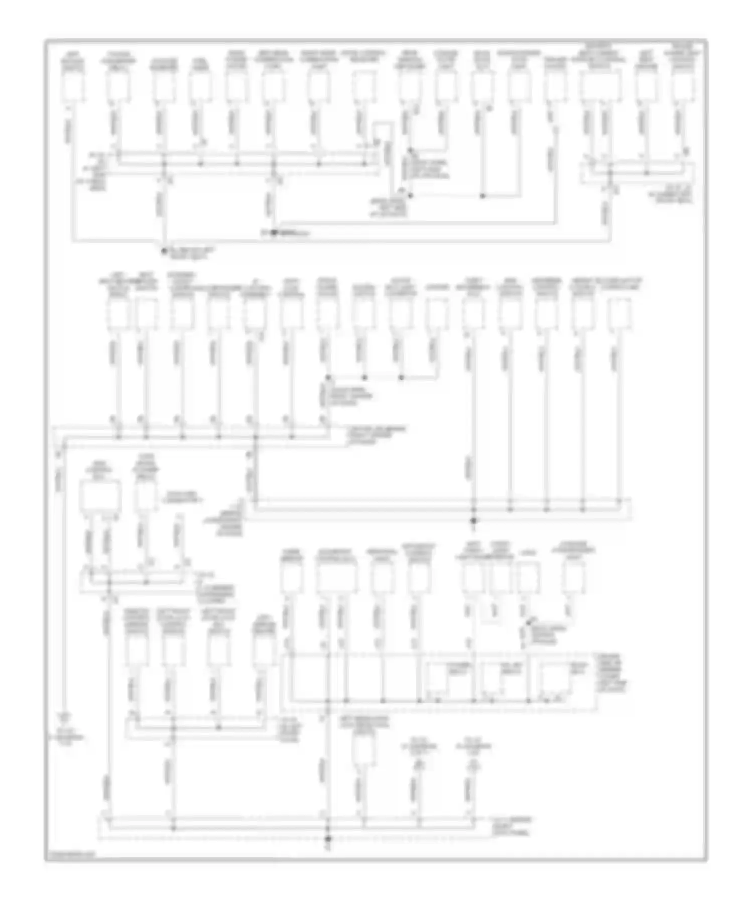4Runner Toyota IV (2002-2005): Ground distribution circuit (2 of 3)