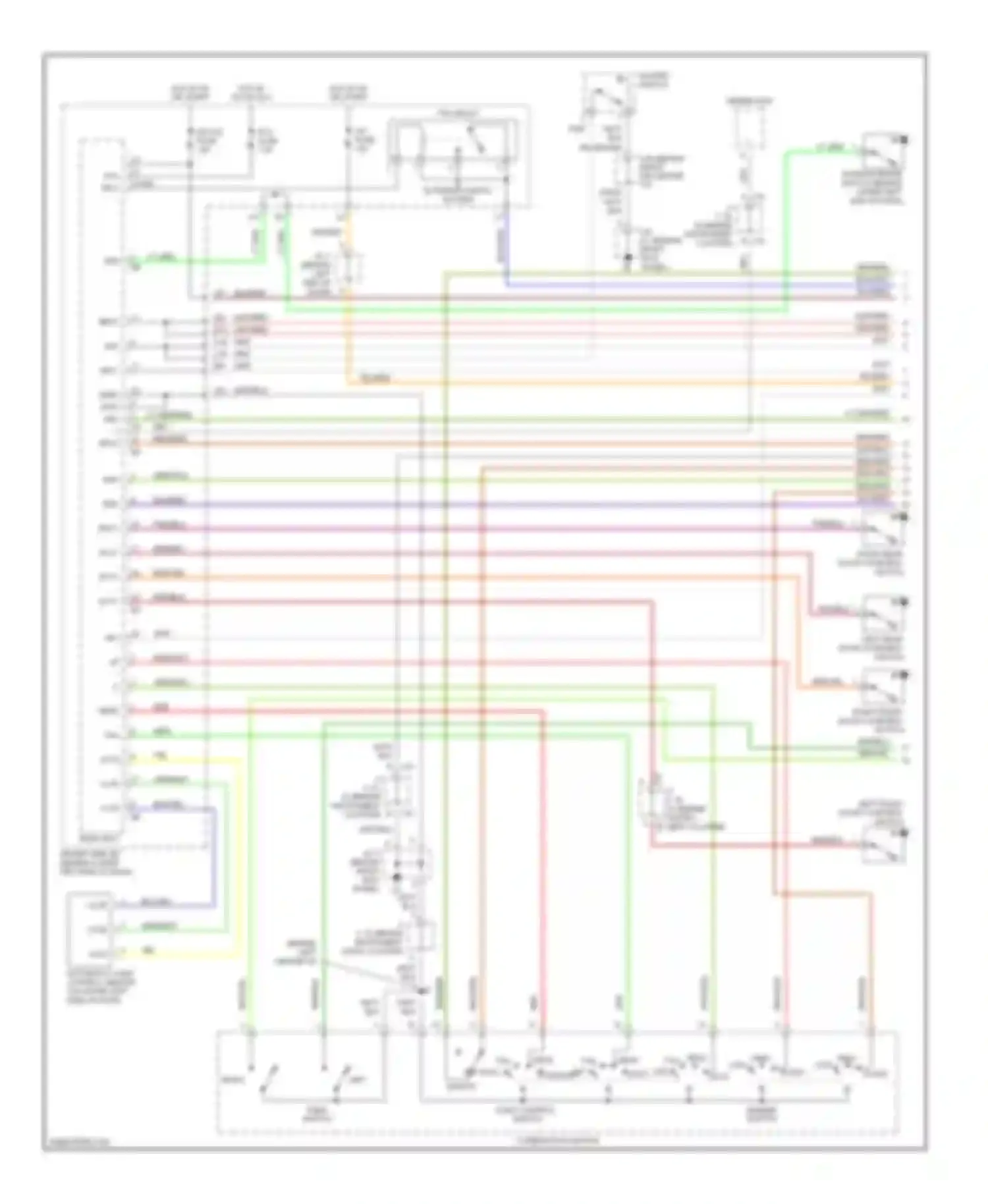 4Runner Toyota IV (2002-2005): Headlights circuit, with drl (1 of 2)