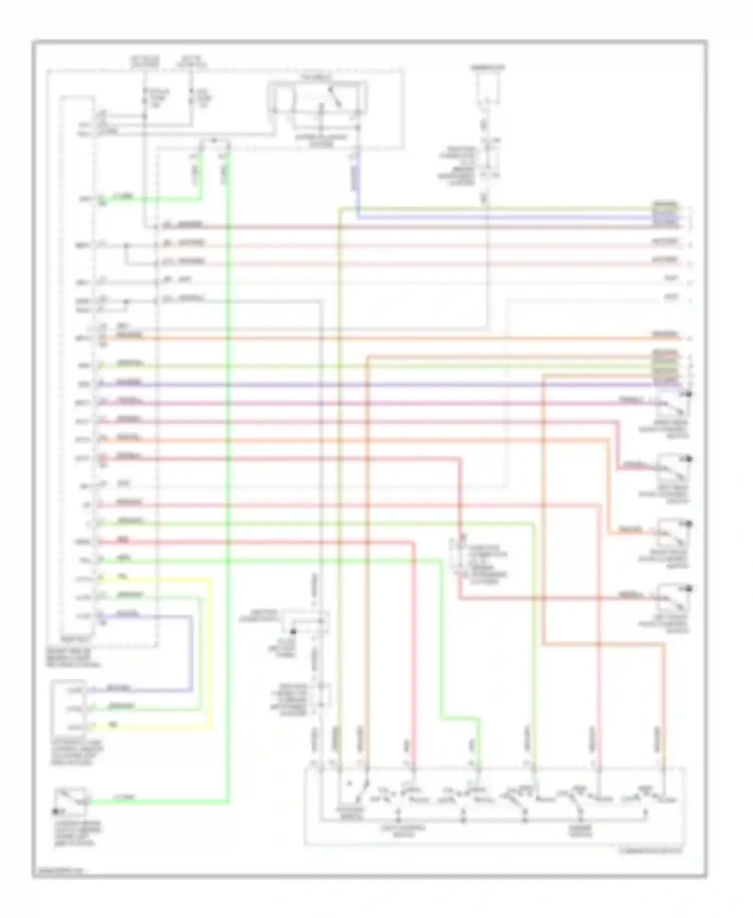 4Runner Toyota IV (2002-2005): Headlights circuit, without drl (1 of 2)