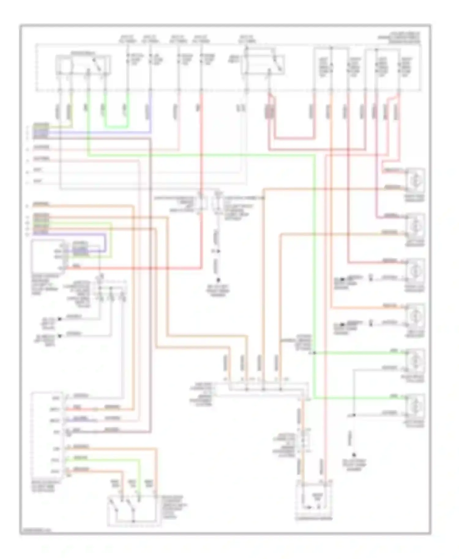 4Runner Toyota IV (2002-2005): Headlights circuit, without drl (2 of 2)