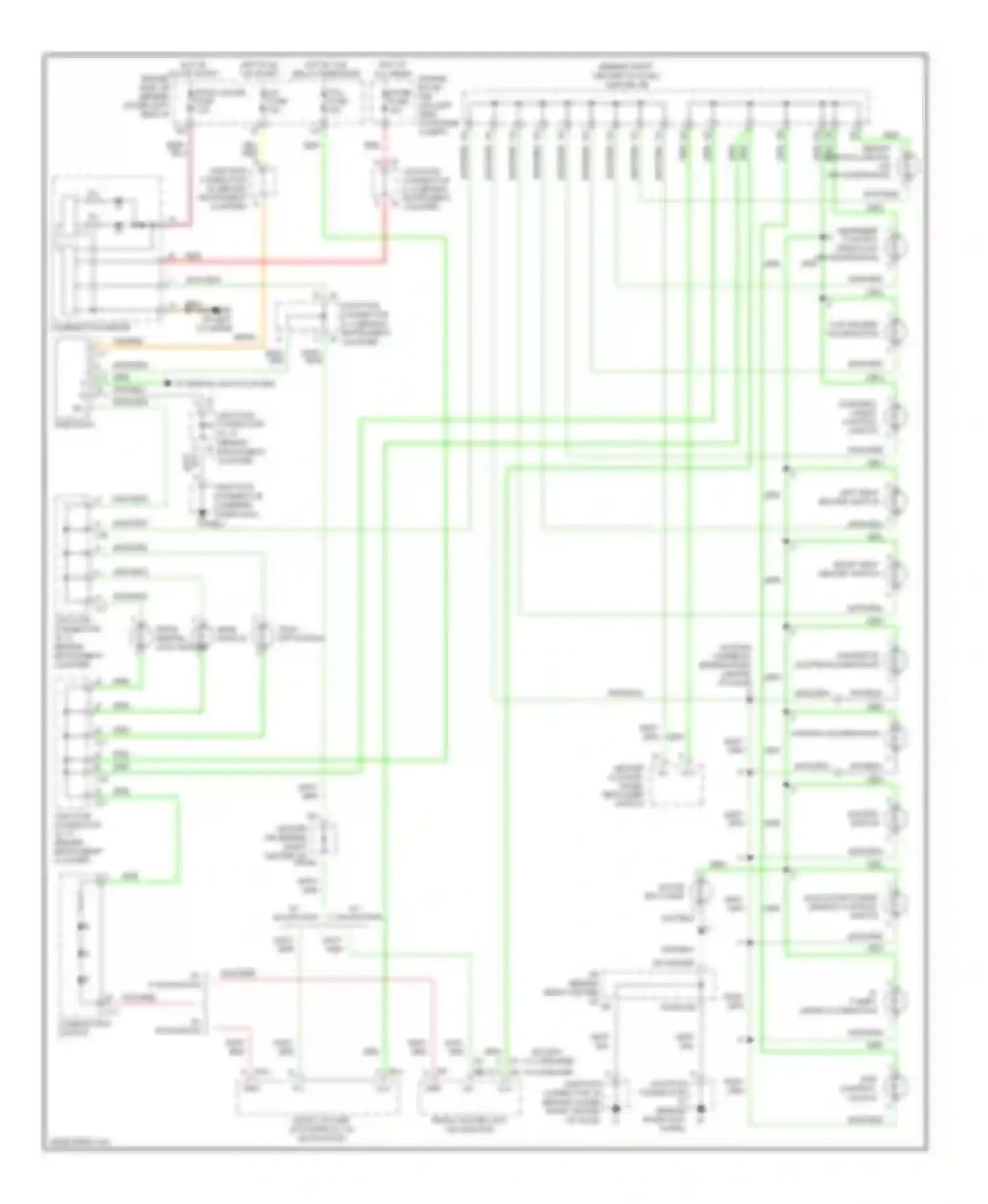 4Runner Toyota IV (2002-2005): Instrument illumination circuit