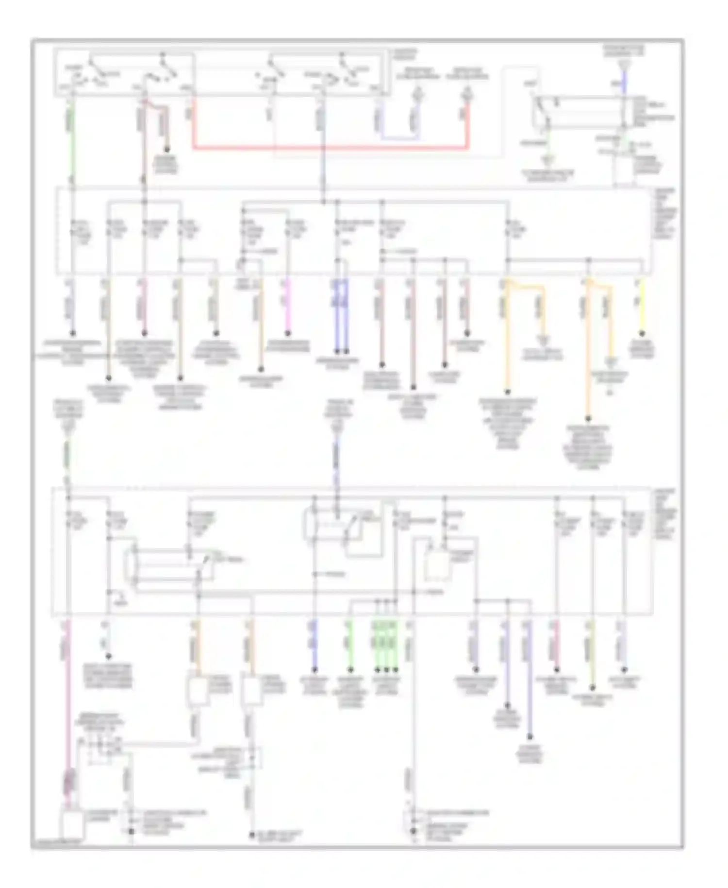 4Runner Toyota IV (2002-2005): Power distribution circuit (2 of 2)