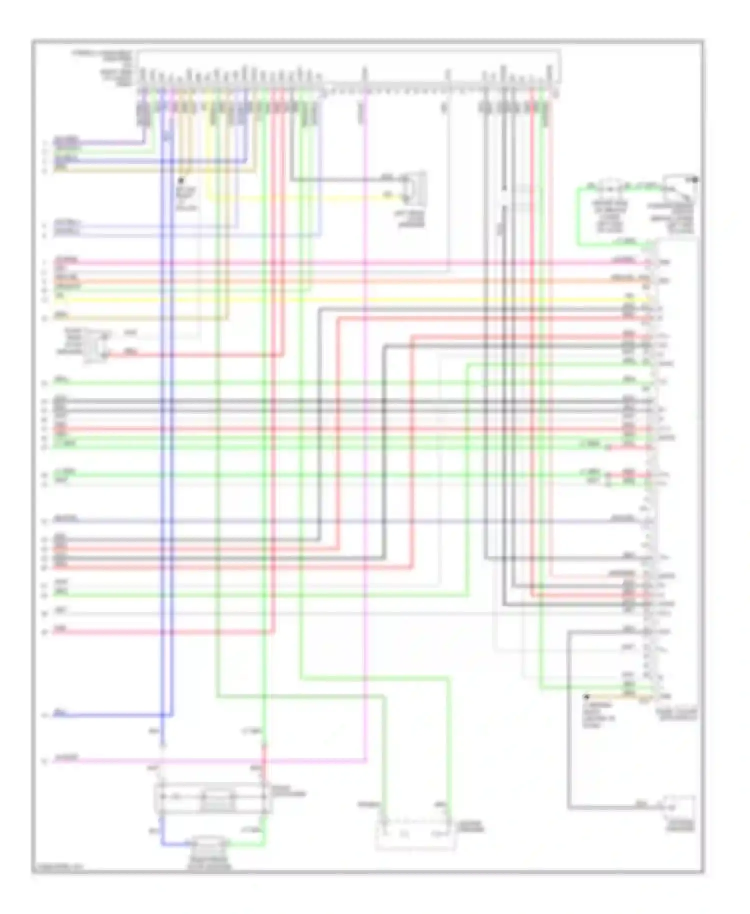 4Runner Toyota IV (2002-2005): Navigation circuit, with navigation (3 of 3)