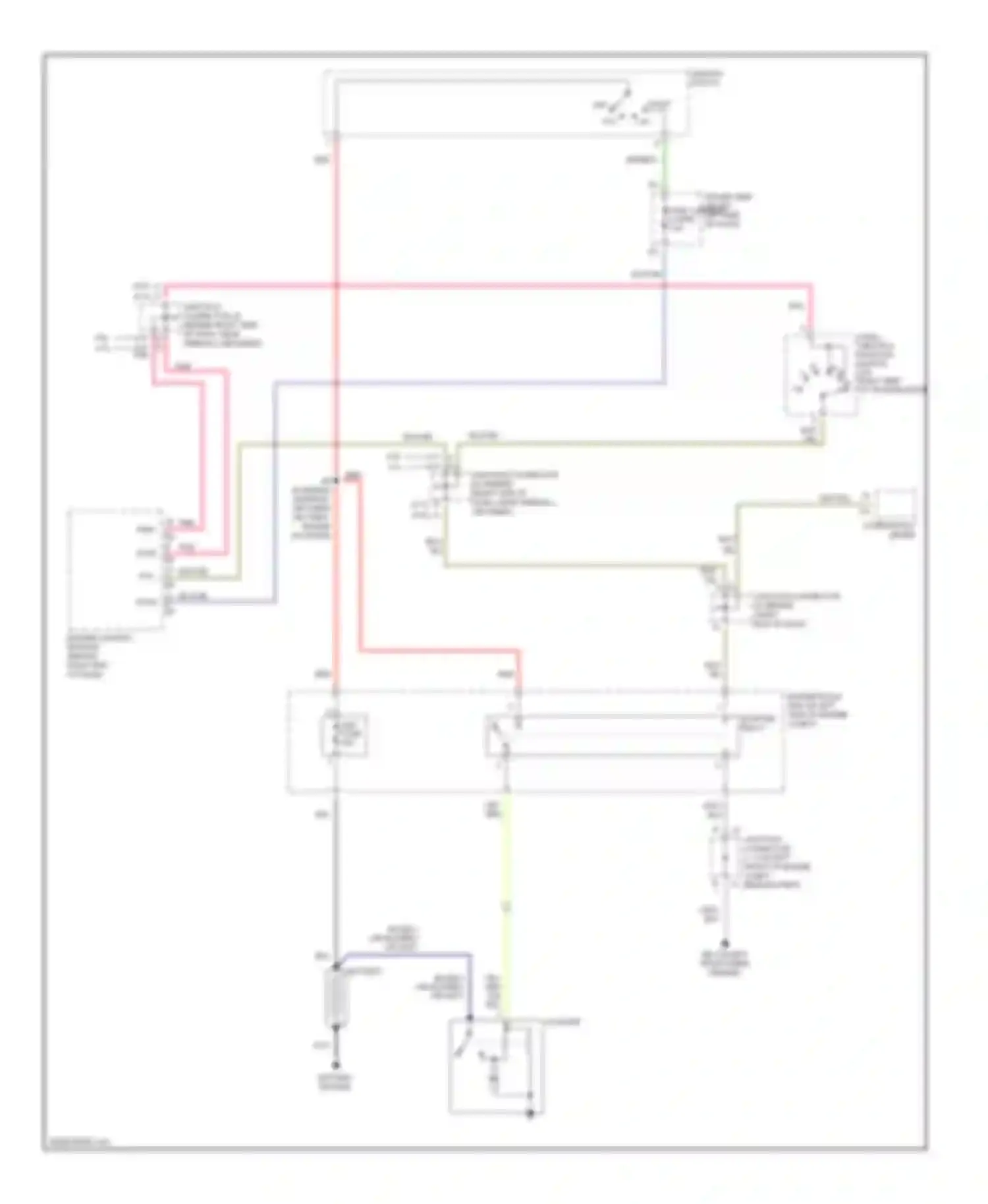 4Runner Toyota IV (2002-2005): Starting circuit