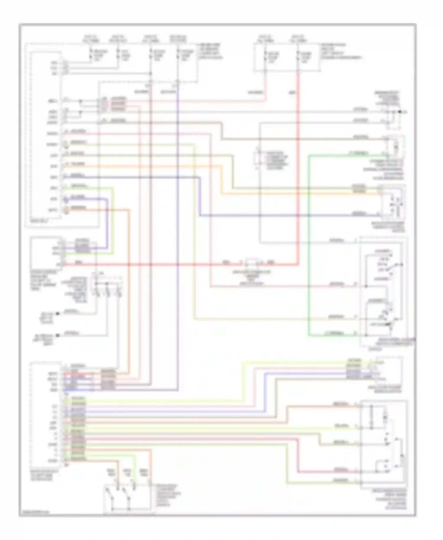 4Runner Toyota IV (2002-2005): Rear washer/wiper circuit