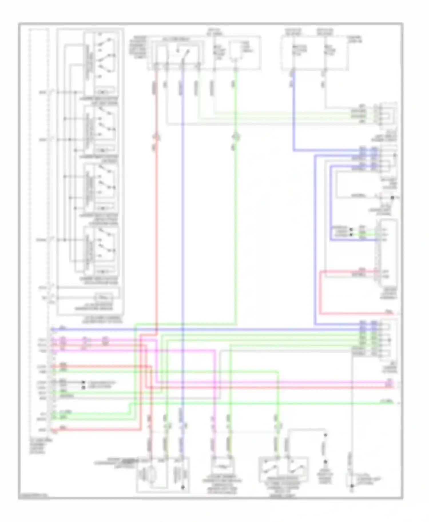 4Runner Toyota V (2009-2013): Automatic a/c circuit (1 of 2)
