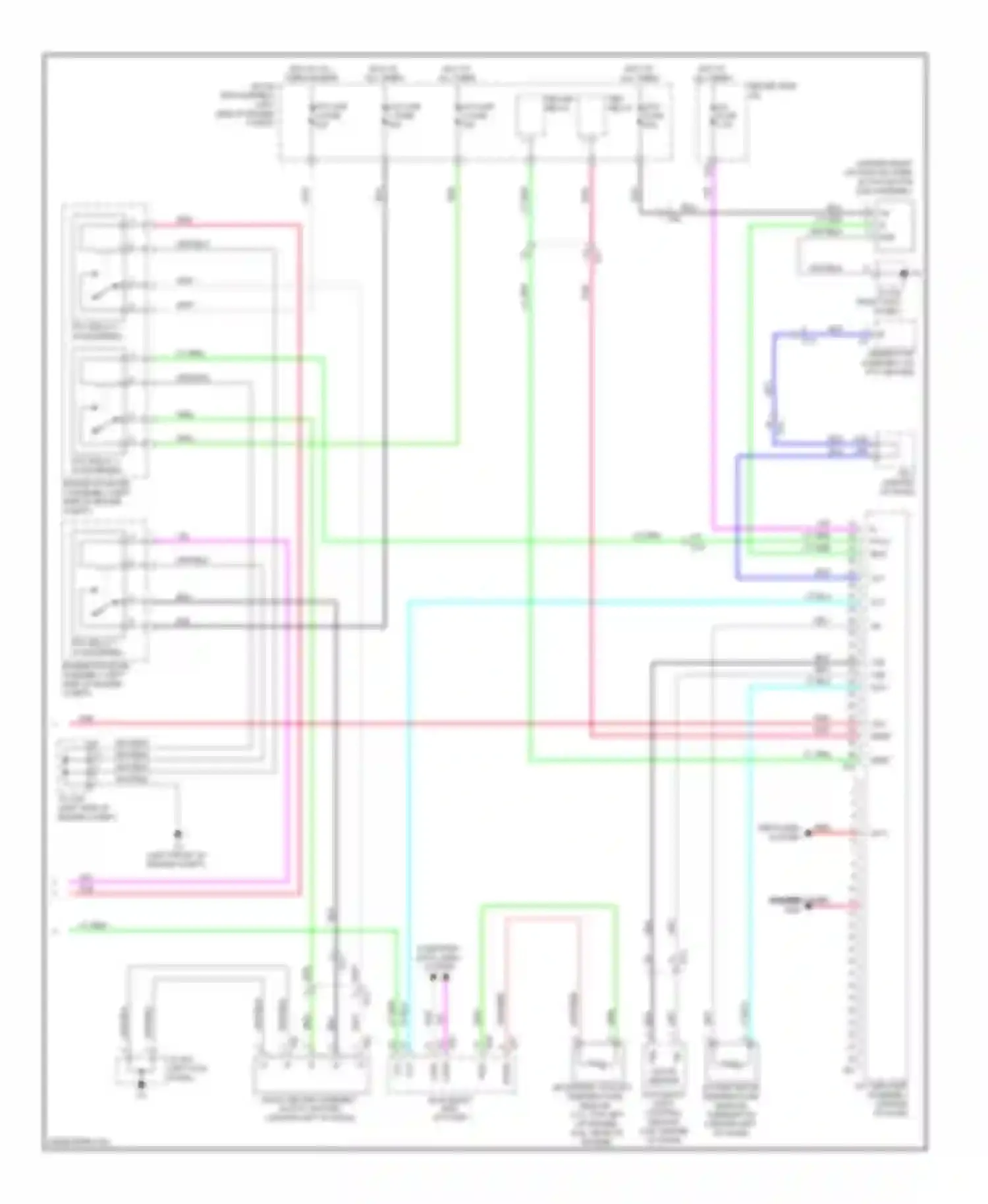 4Runner Toyota V (2009-2013): Automatic a/c circuit (2 of 2)