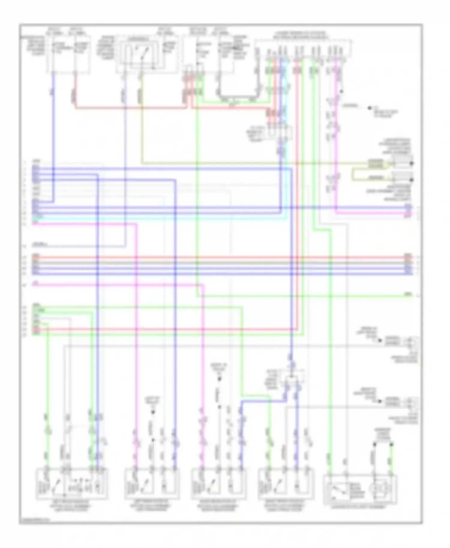 4Runner Toyota V (2009-2013): Forced entry circuit, with smart key system (2 of 5)