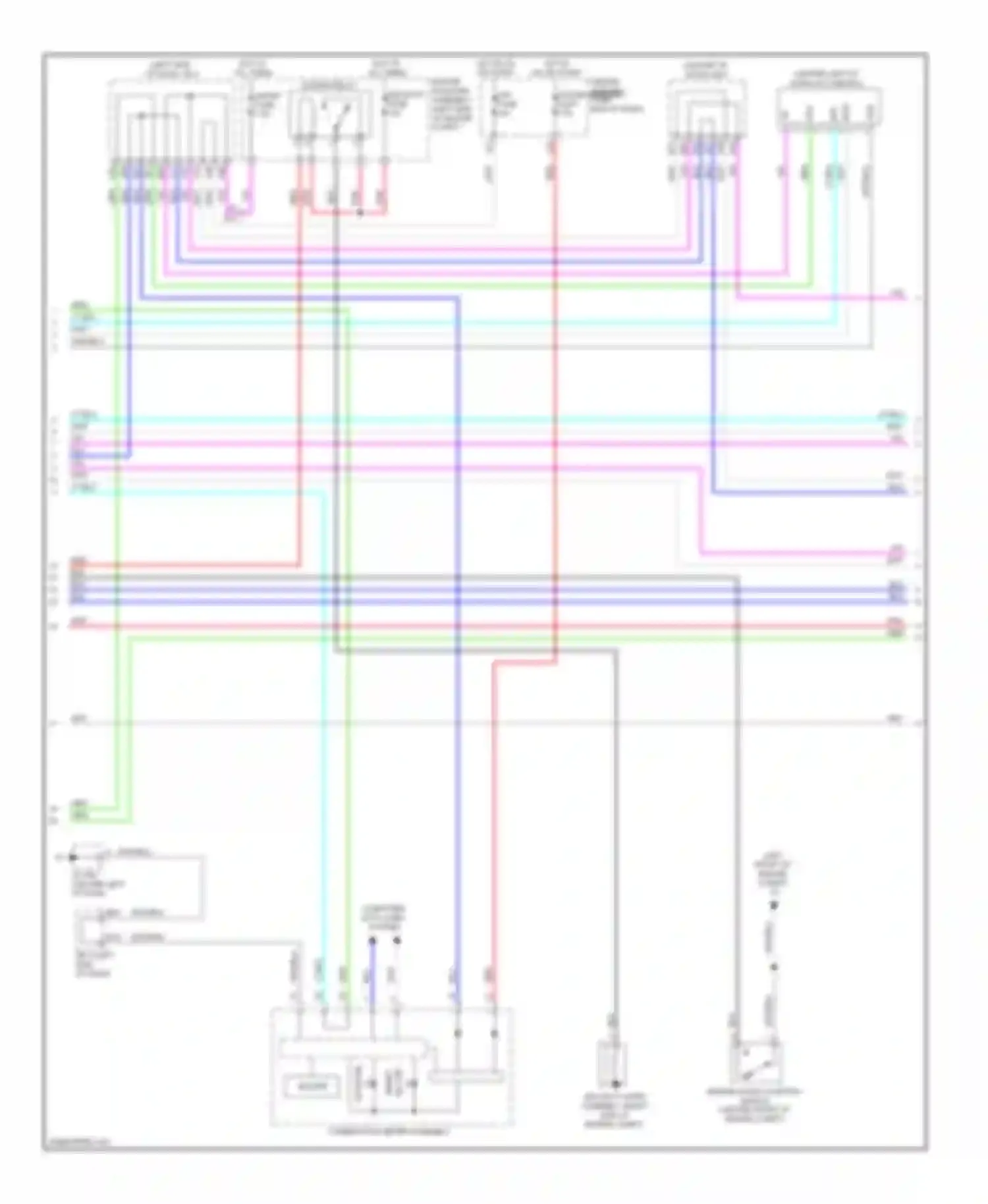 4Runner Toyota V (2009-2013): Forced entry circuit, with smart key system (4 of 5)