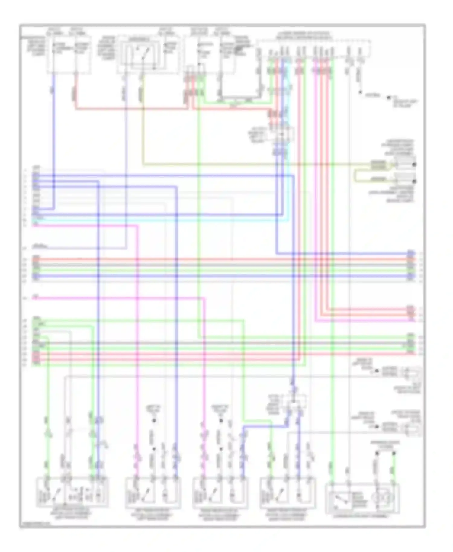 4Runner Toyota V (2009-2013): Forced entry circuit, without smart key system (2 of 3)