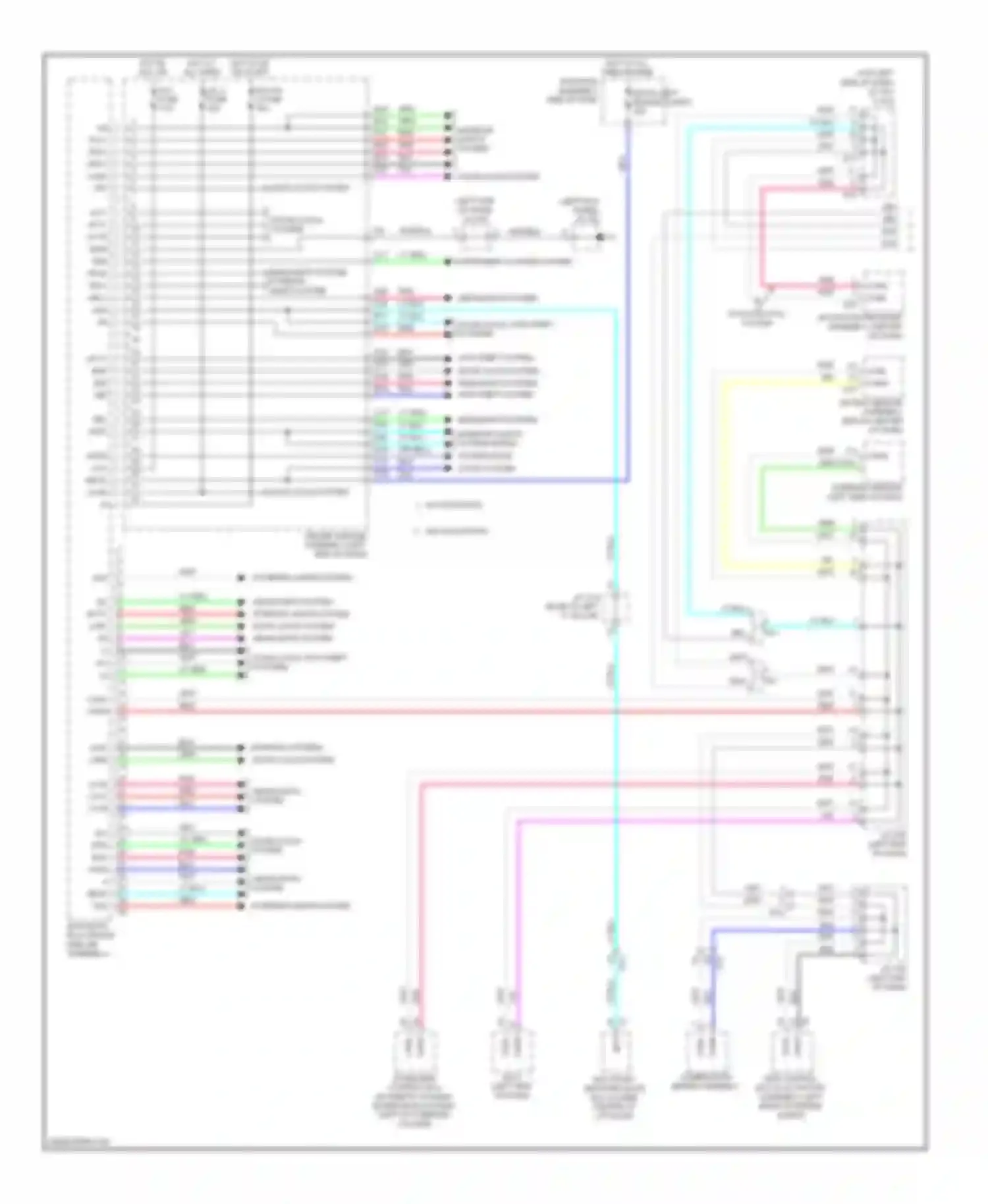 4Runner Toyota V (2009-2013): Body control modules circuit (1 of 2)