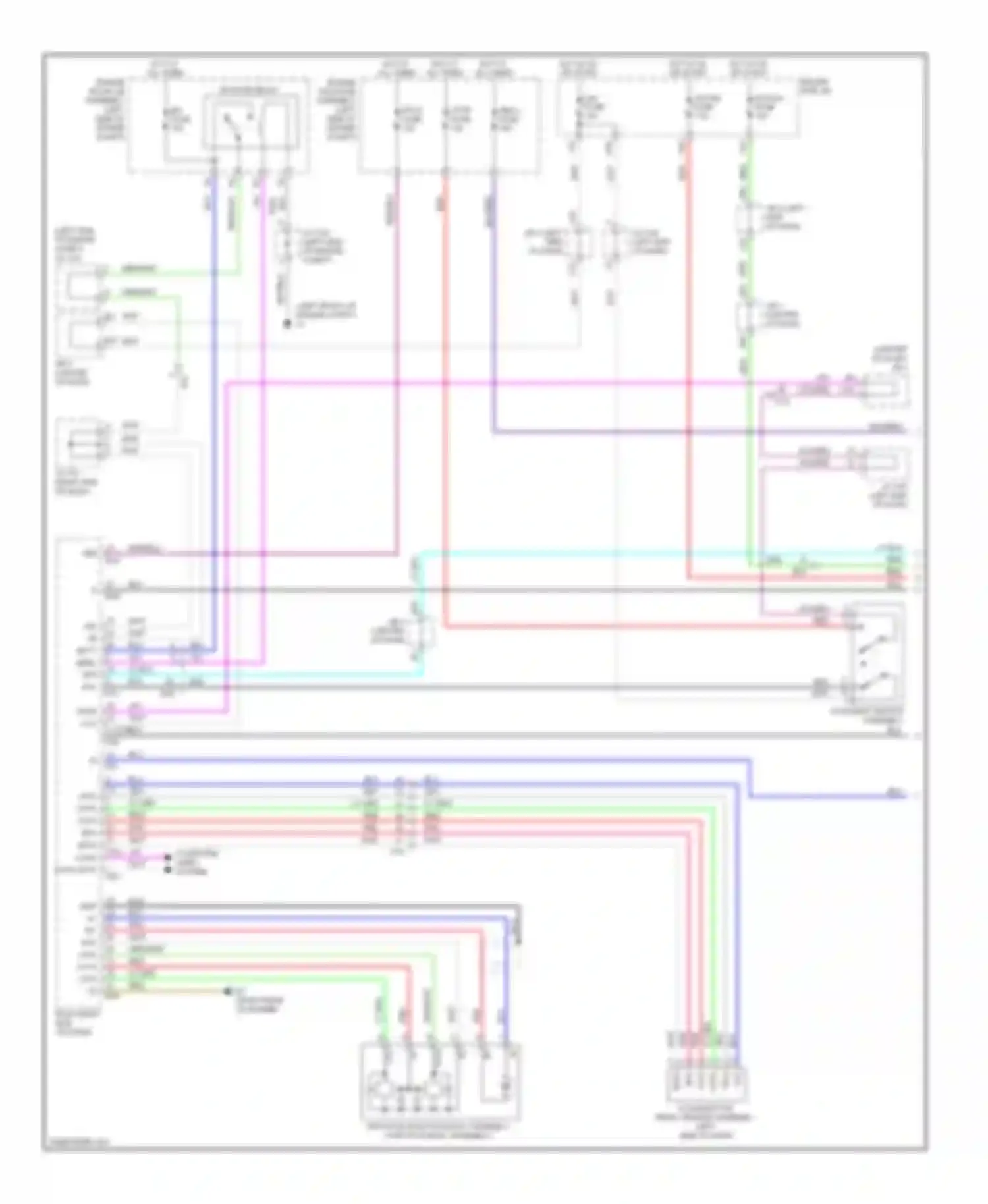4Runner Toyota V (2009-2013): Cruise control circuit (1 of 2)