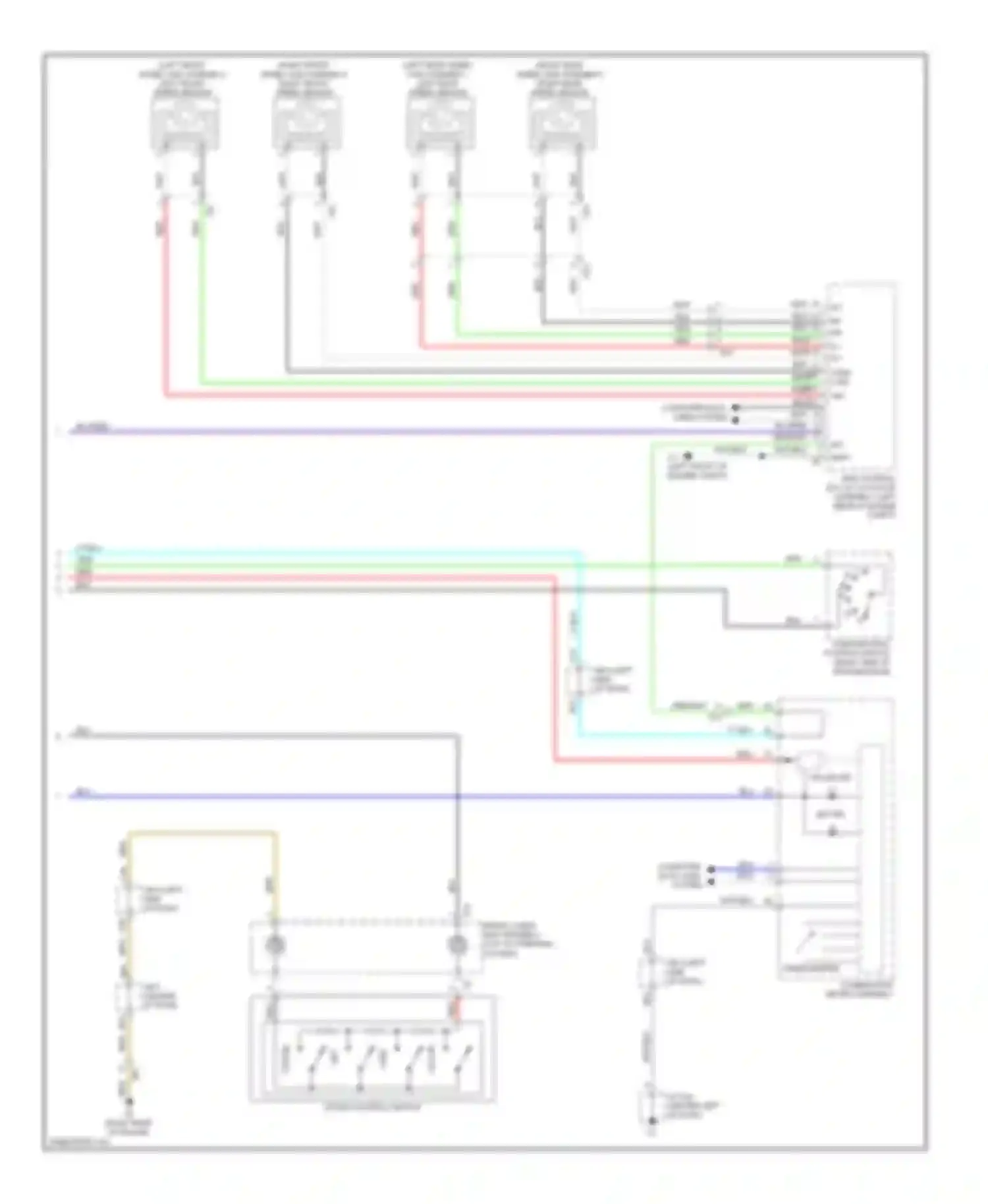 4Runner Toyota V (2009-2013): Cruise control circuit (2 of 2)