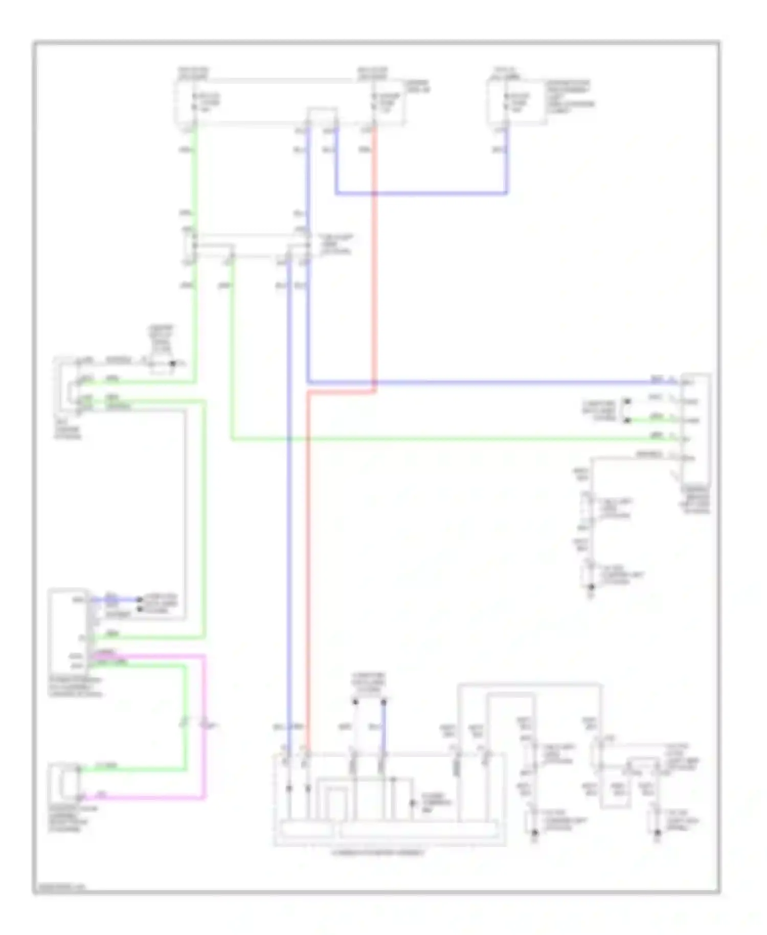 4Runner Toyota V (2009-2013): Electronic power steering circuit
