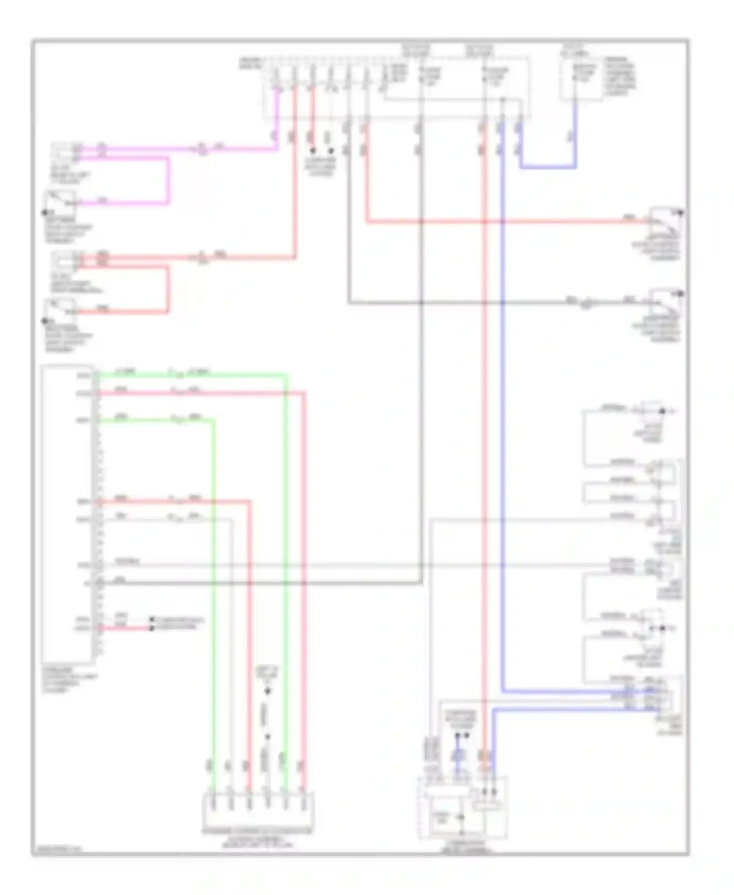 4Runner Toyota V (2009-2013): Electronic suspension circuit