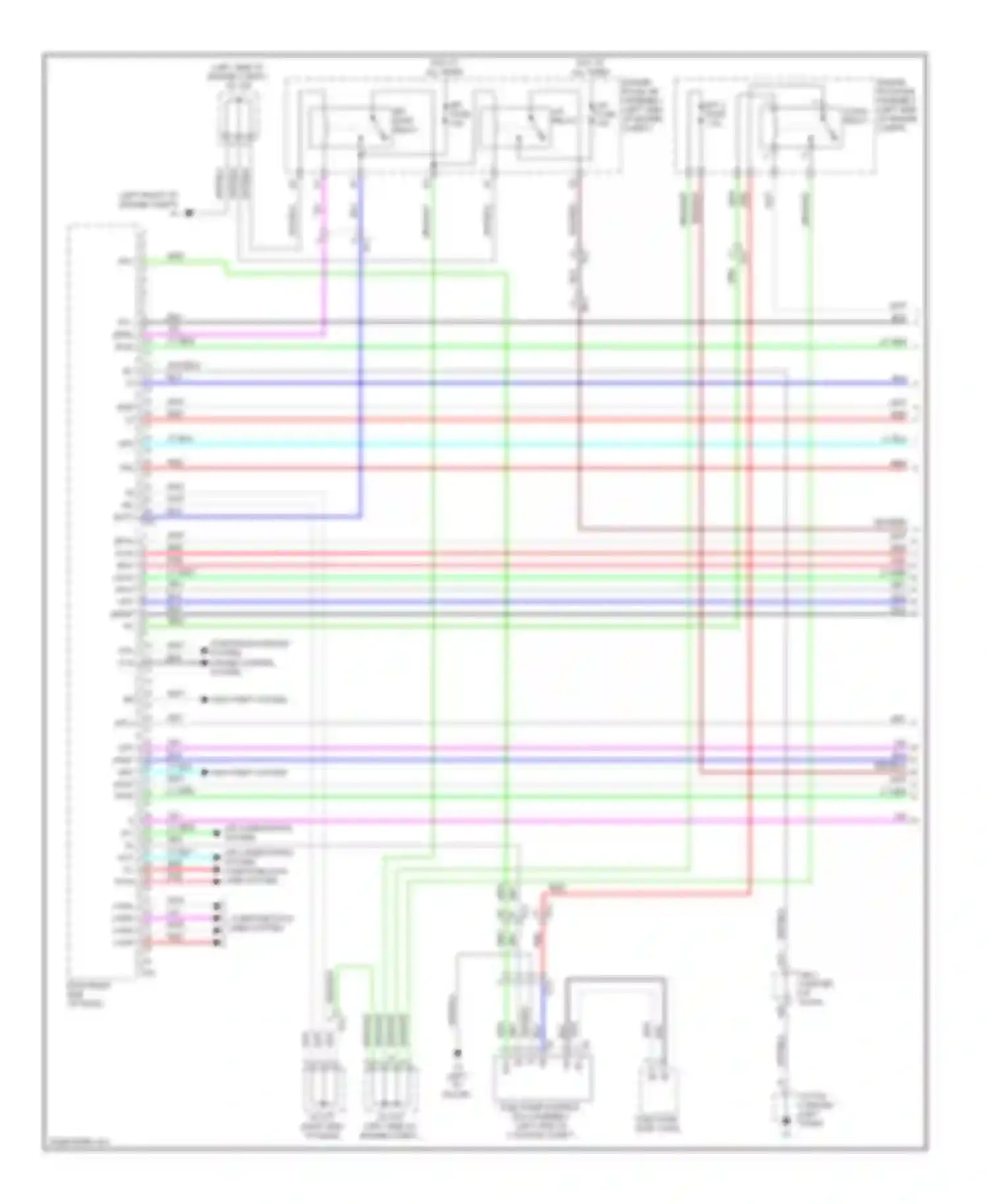 4Runner Toyota V (2009-2013): Wiring diagram engine performance 4.0l (1 of 6)