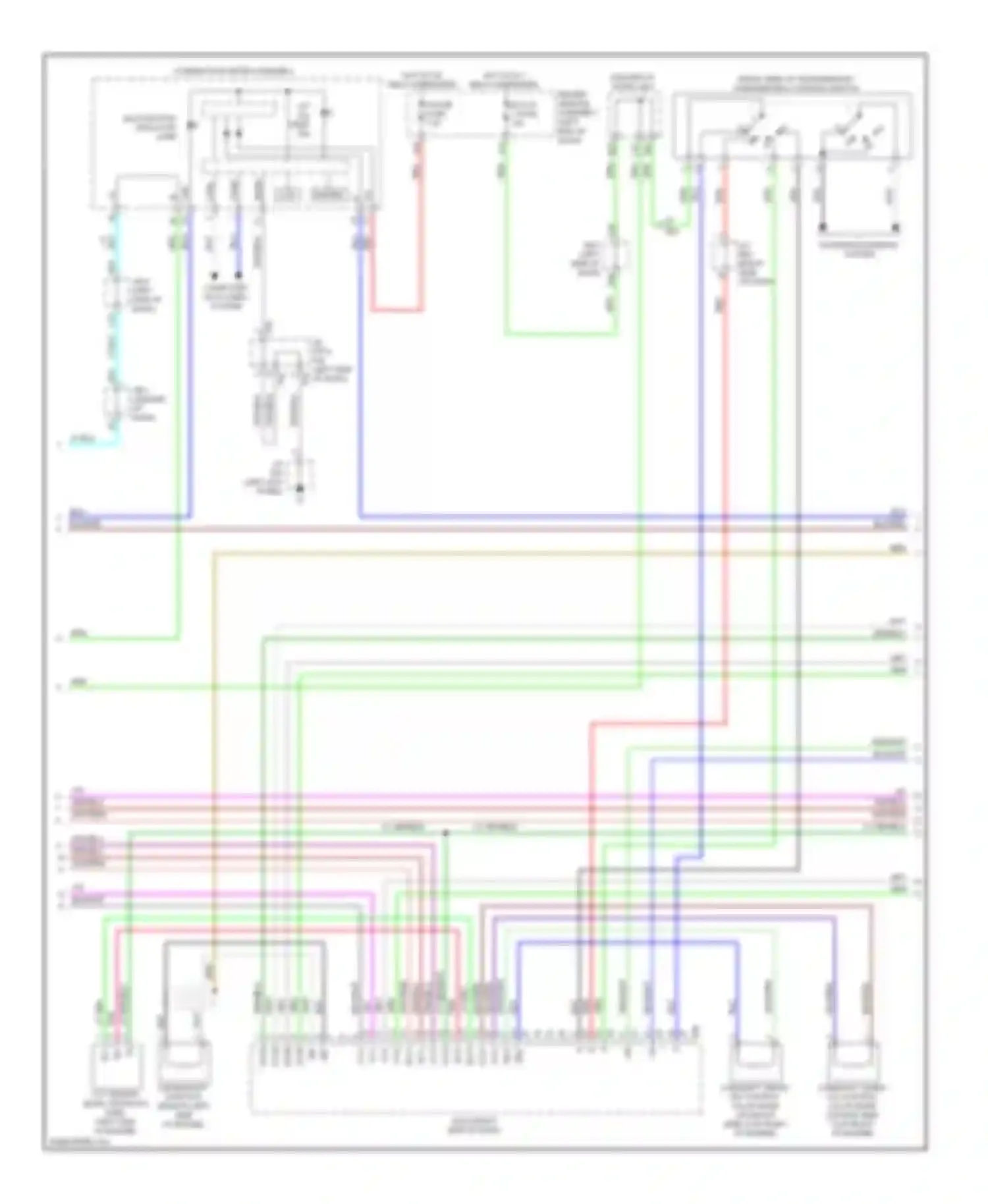 4Runner Toyota V (2009-2013): Wiring diagram engine performance 4.0l (3 of 6)